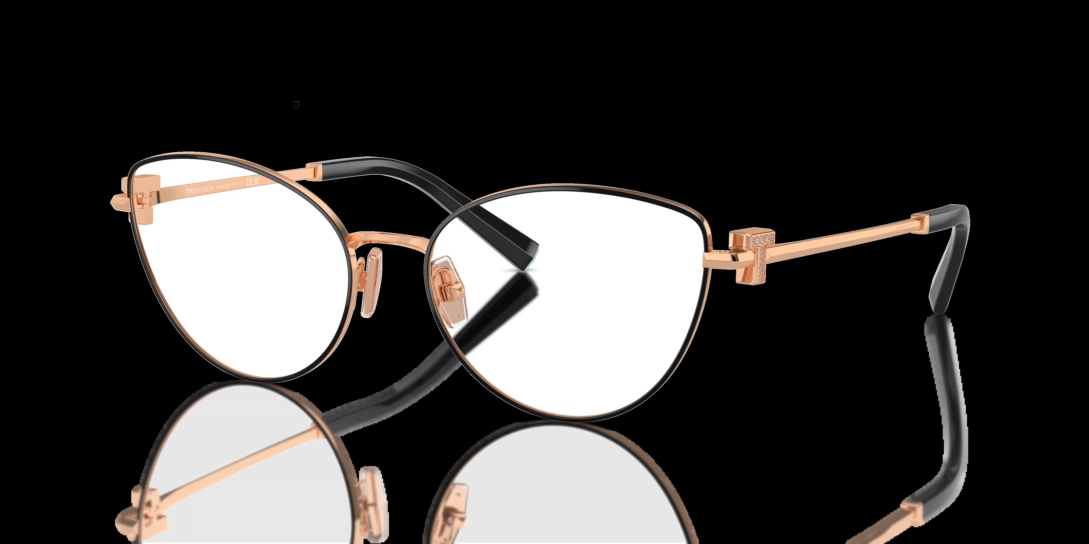 Tiffany - TF1159B - Black On Rose Gold