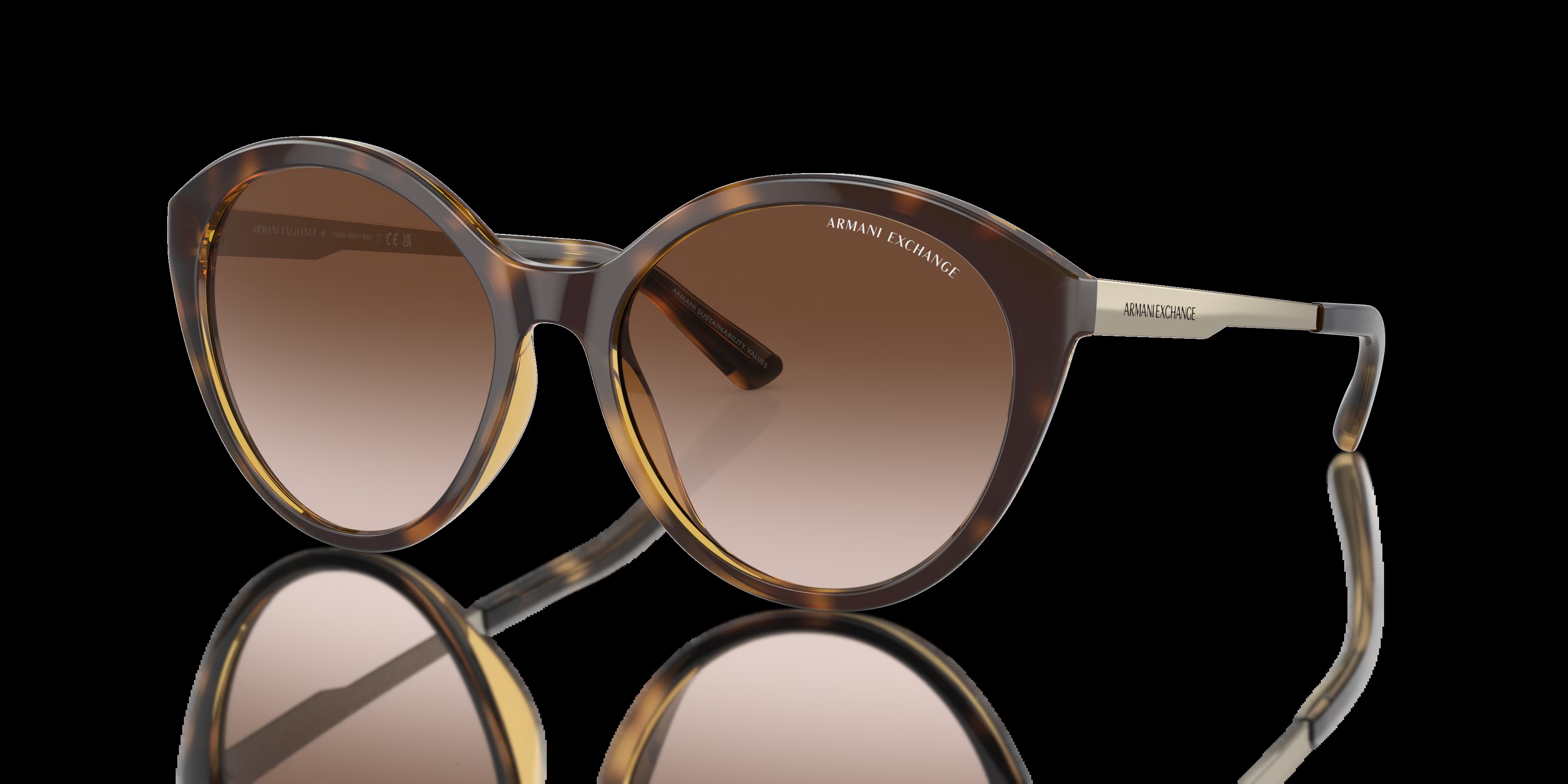 Armani Exchange - AX4134S - Shiny Havana