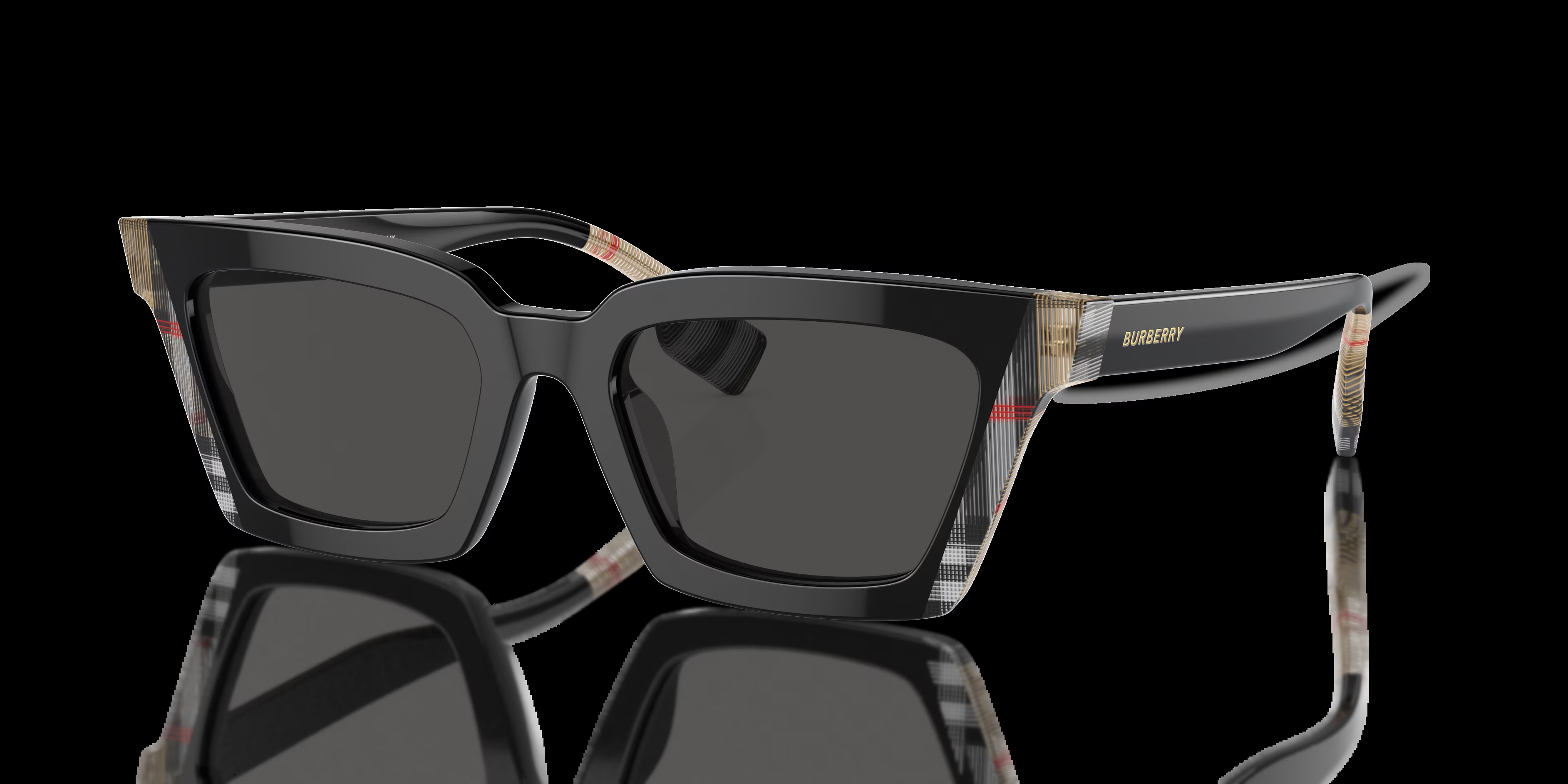 Burberry - BE4392U Briar - Black/Vintage Check