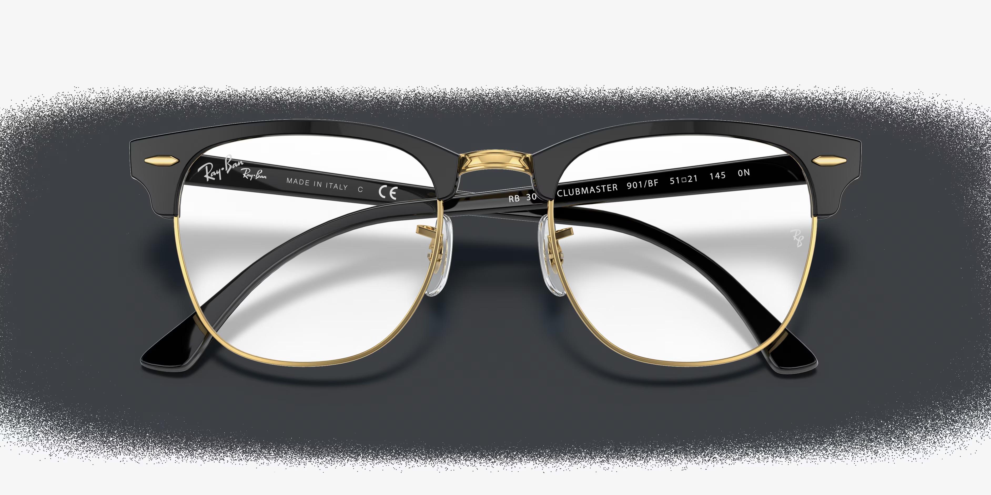 1102-ray-ban-rb3016-clubmaster-blue-violet-light-clear-black-1.jpg