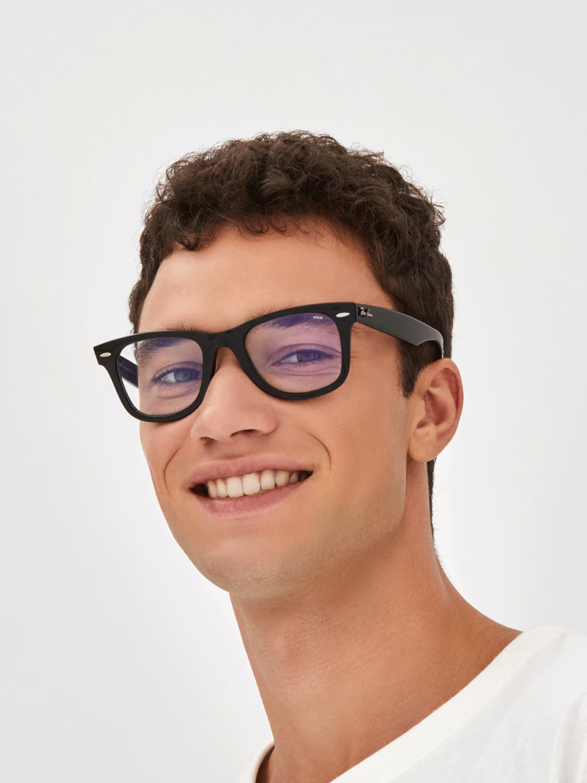 Ray-Ban - RB2140 Wayfarer Clear Evolve - Black