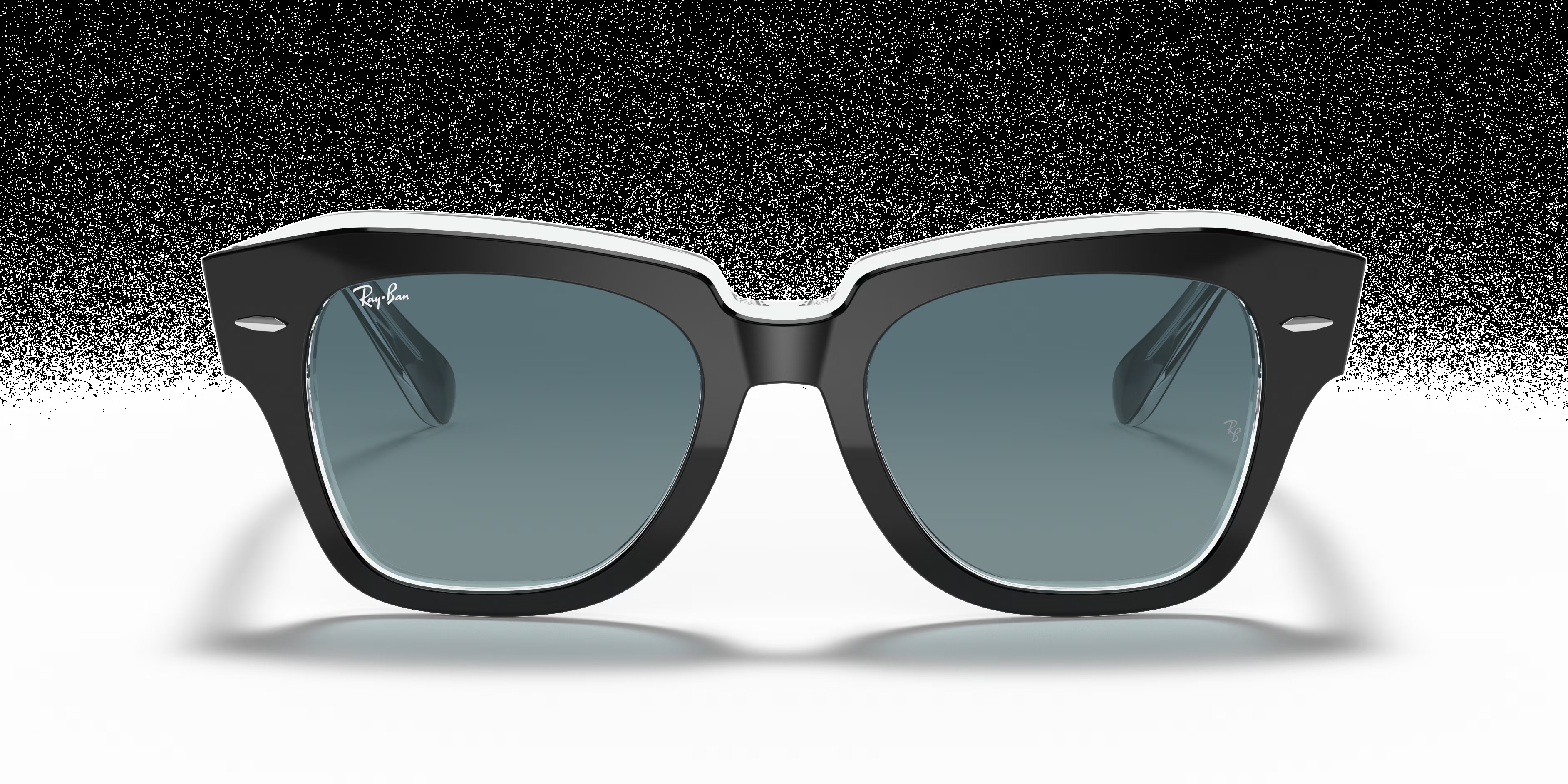 Ray-Ban - RB2186 State Street - Black On Transparent