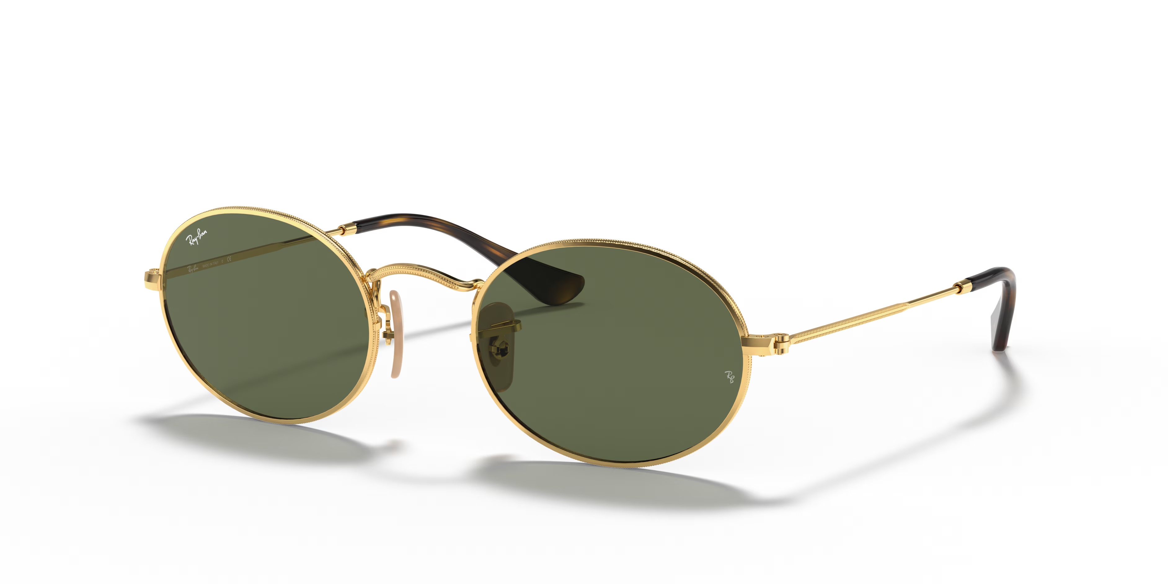 Ray-Ban - RB3547N Oval Flat Lenses - Arista Gold