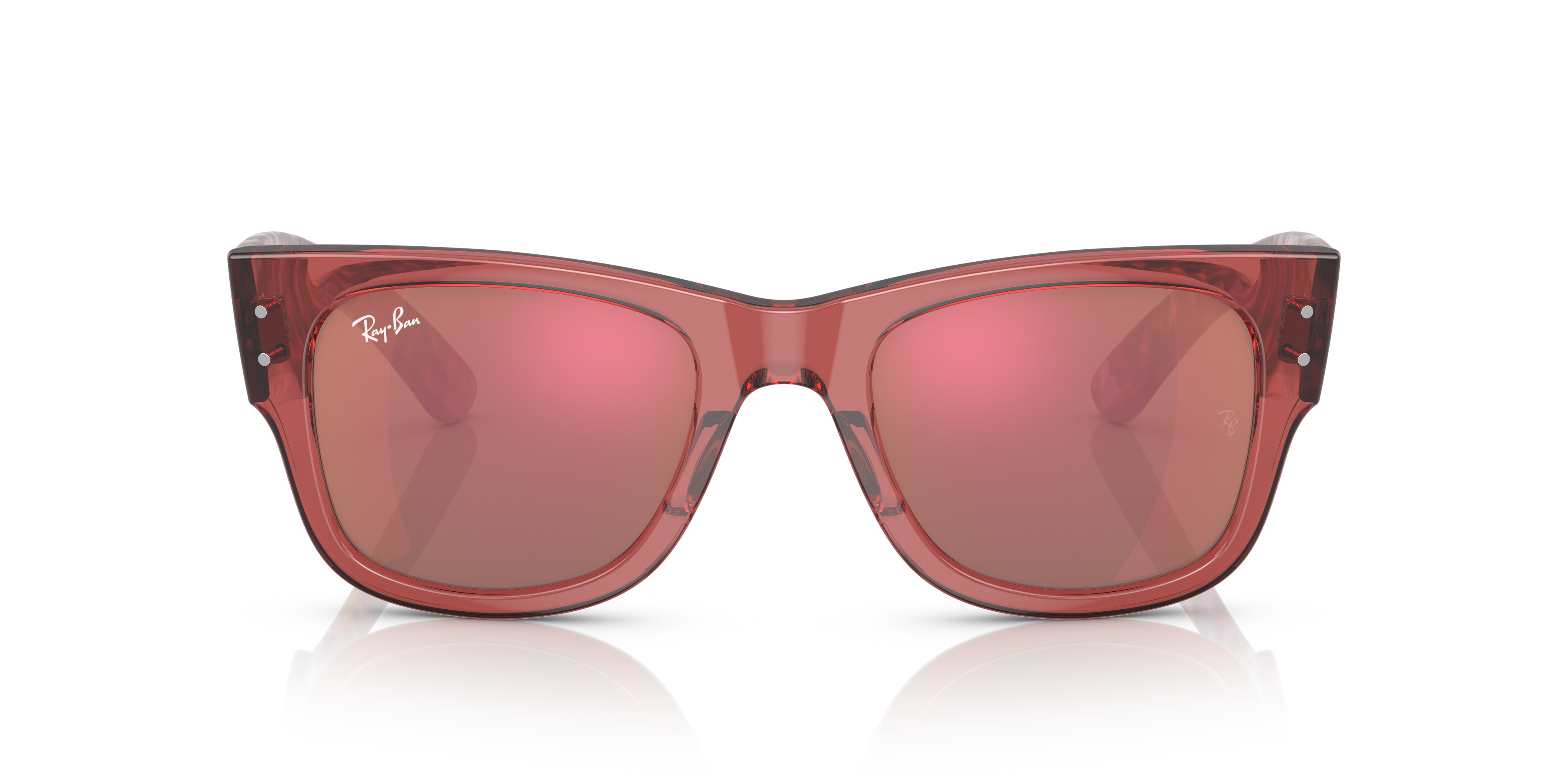 Ray-Ban - RB0840S Mega Wayfarer - Transparent Pink