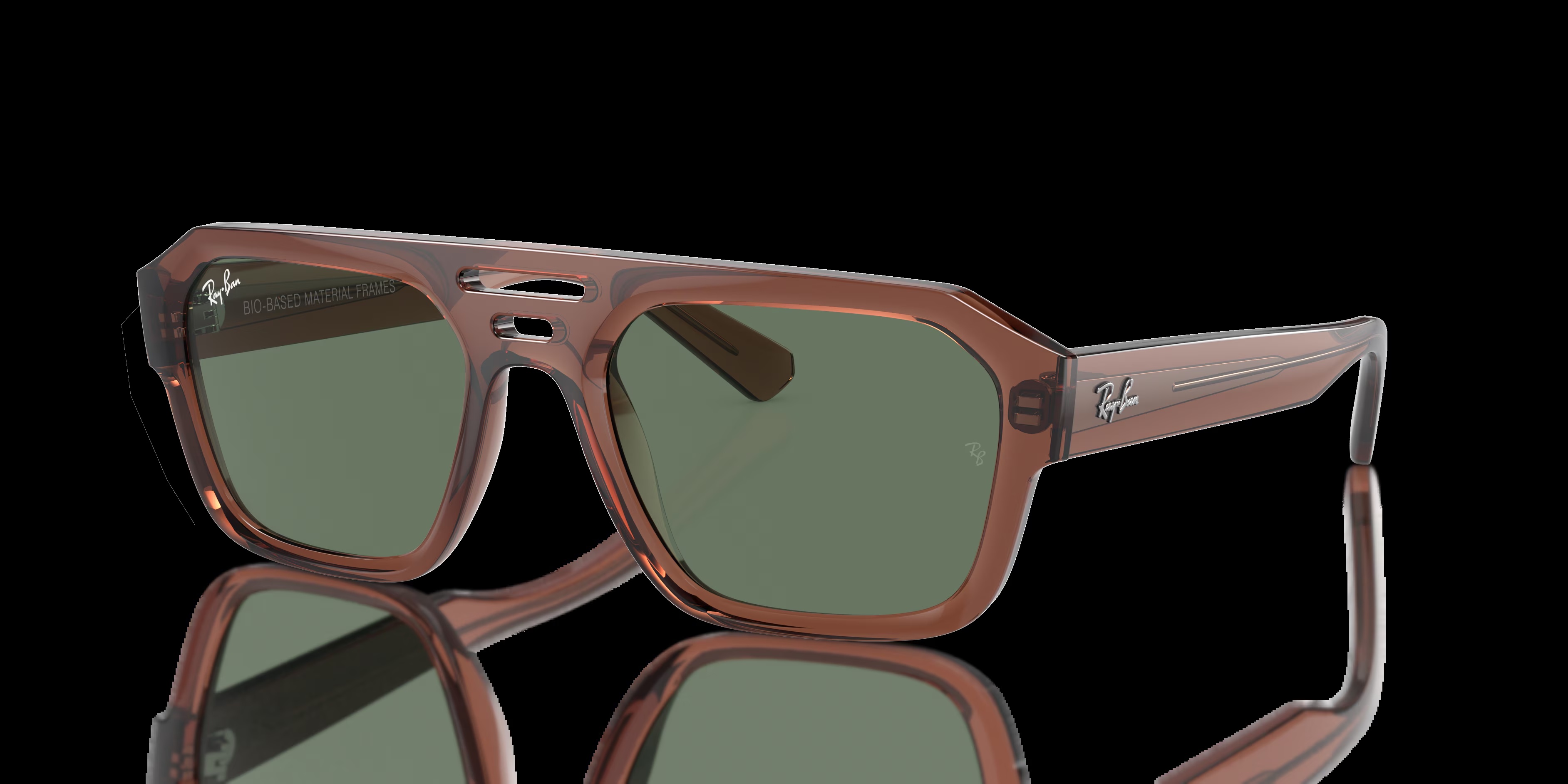 Ray-Ban - RB4397 Corrigan Bio-Based - Transparent Brown