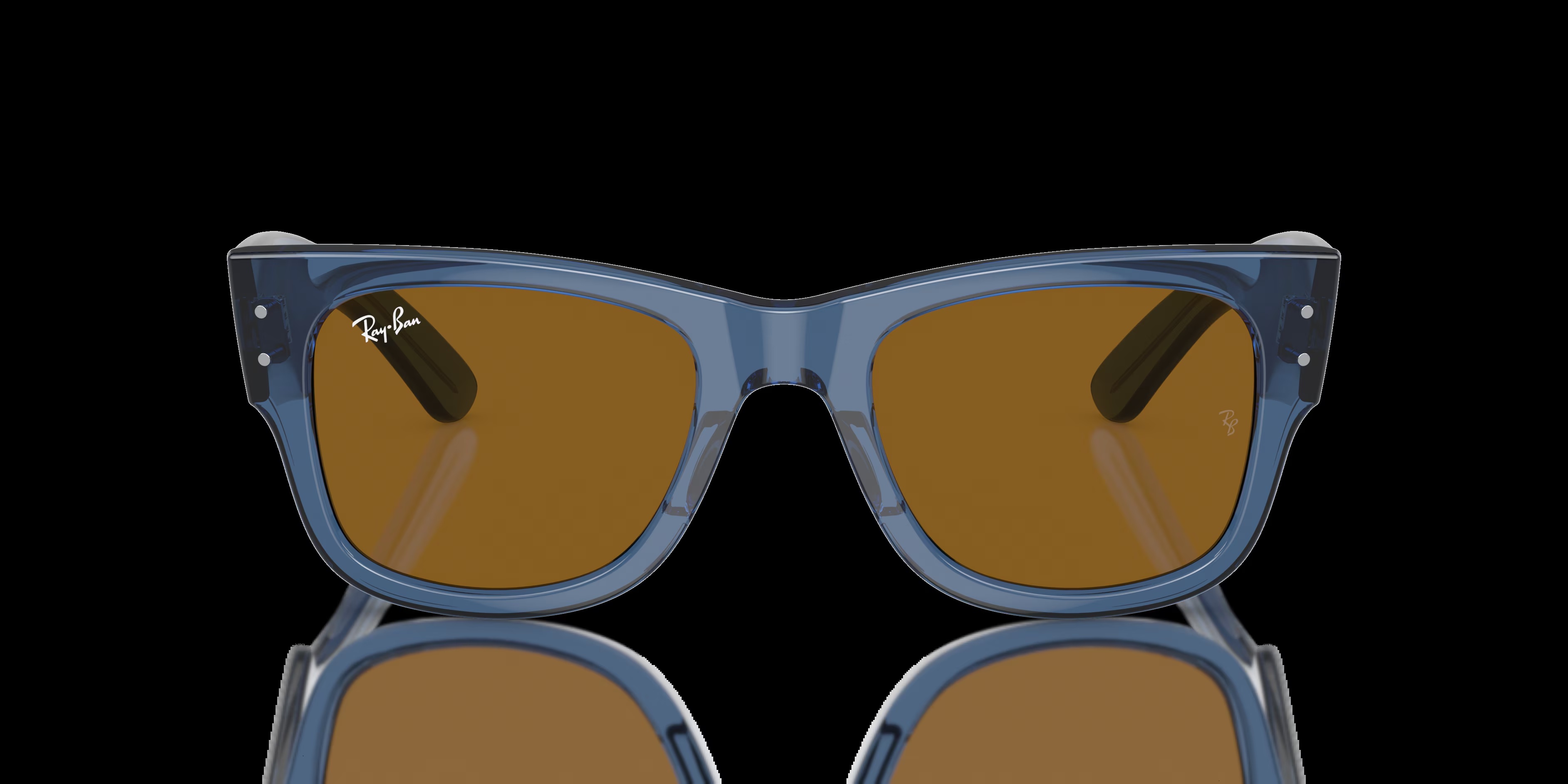 Ray-Ban - RB0840S Mega Wayfarer Bio-Based - Transparent Blue