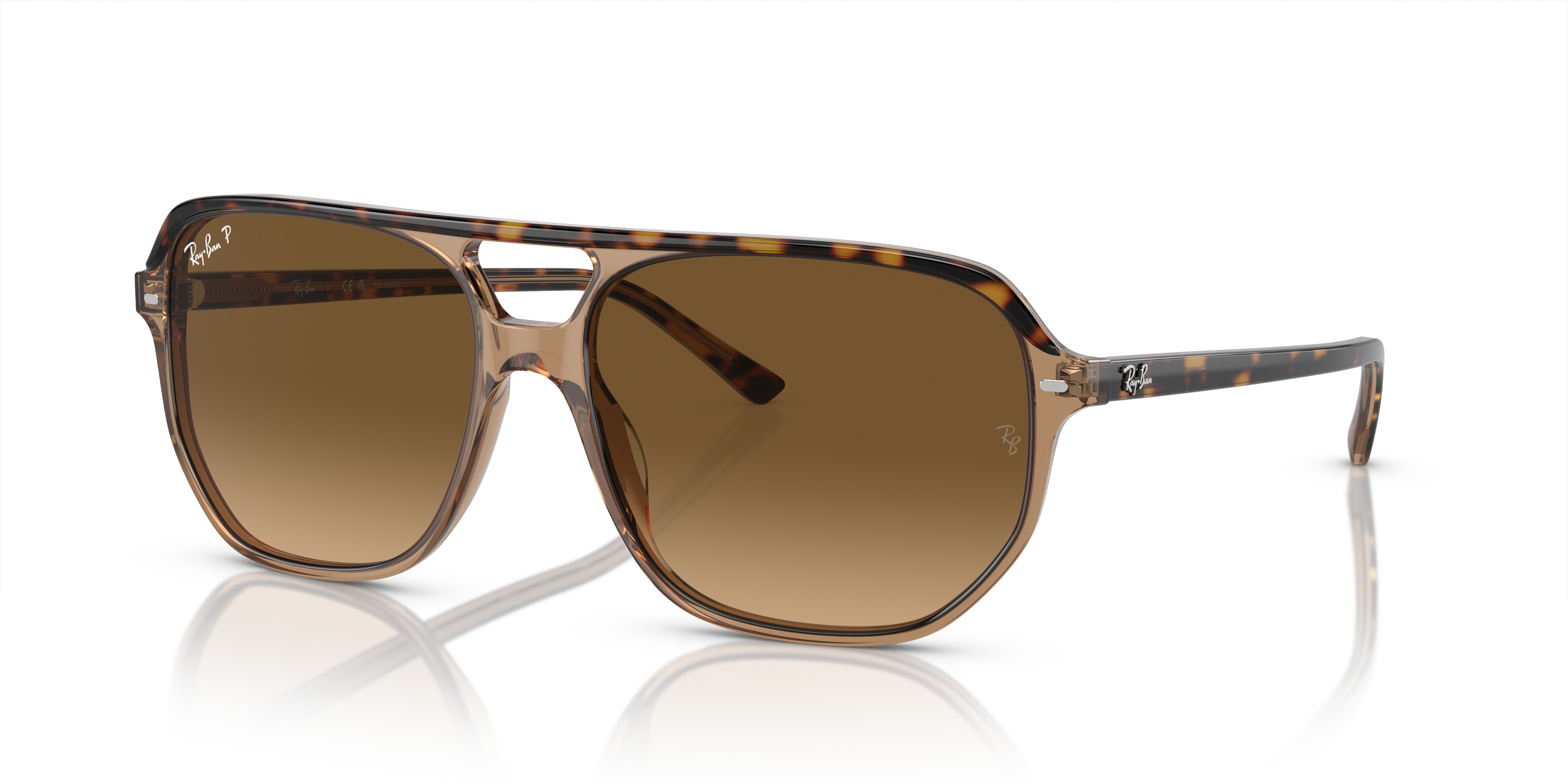 Ray-Ban - RB2205 Bill One - Havana On Transparent Brown