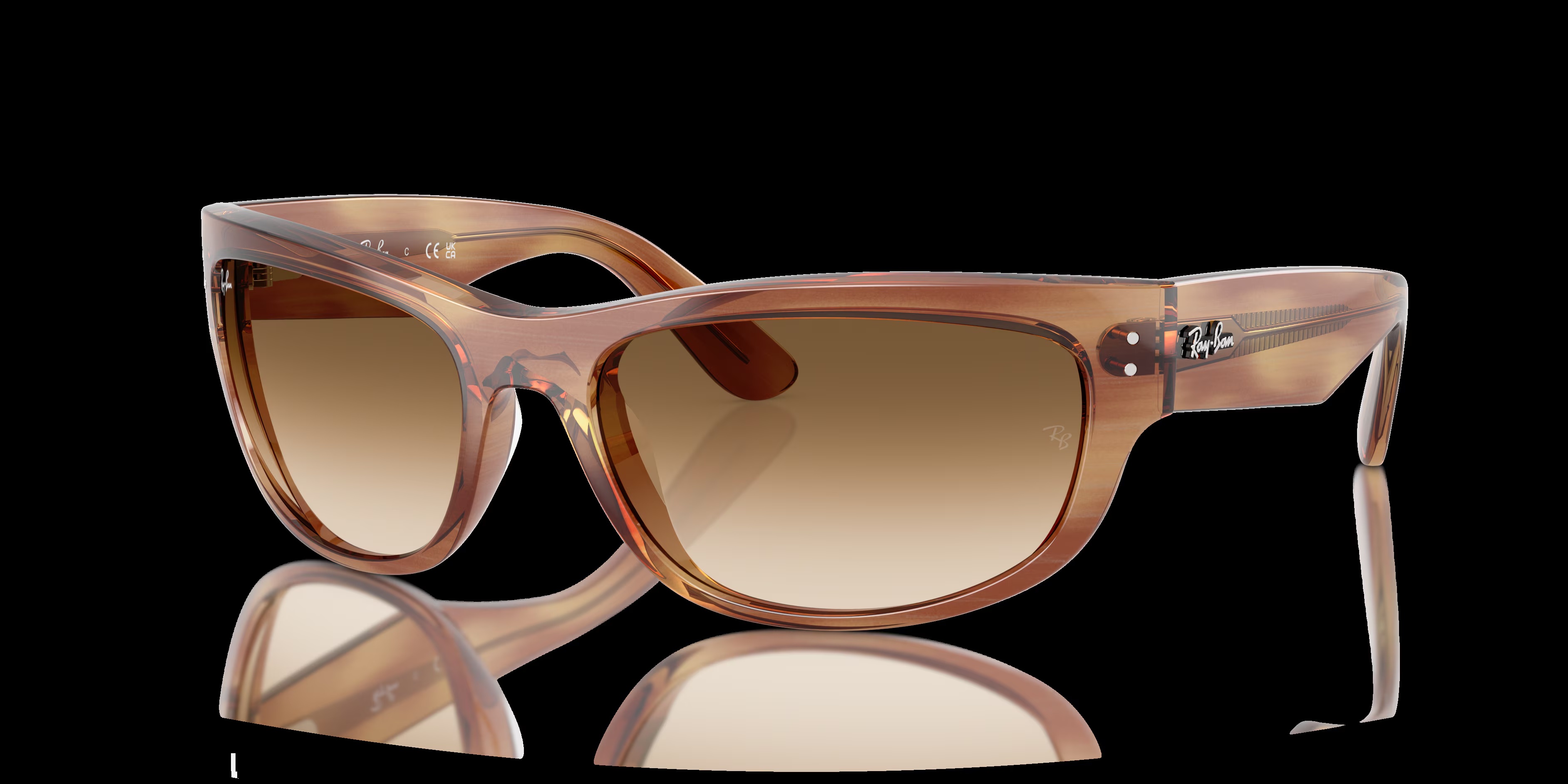 Ray-Ban - RB2289 Mega Balorama - Striped Brown