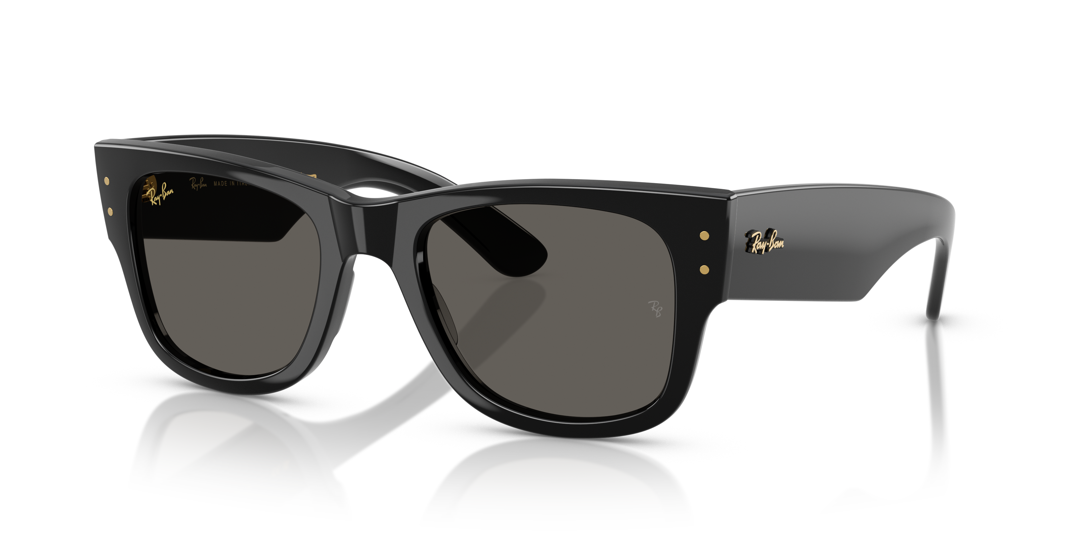 Ray-Ban - RB0840S Mega Wayfarer Blacked Out Collection - Black