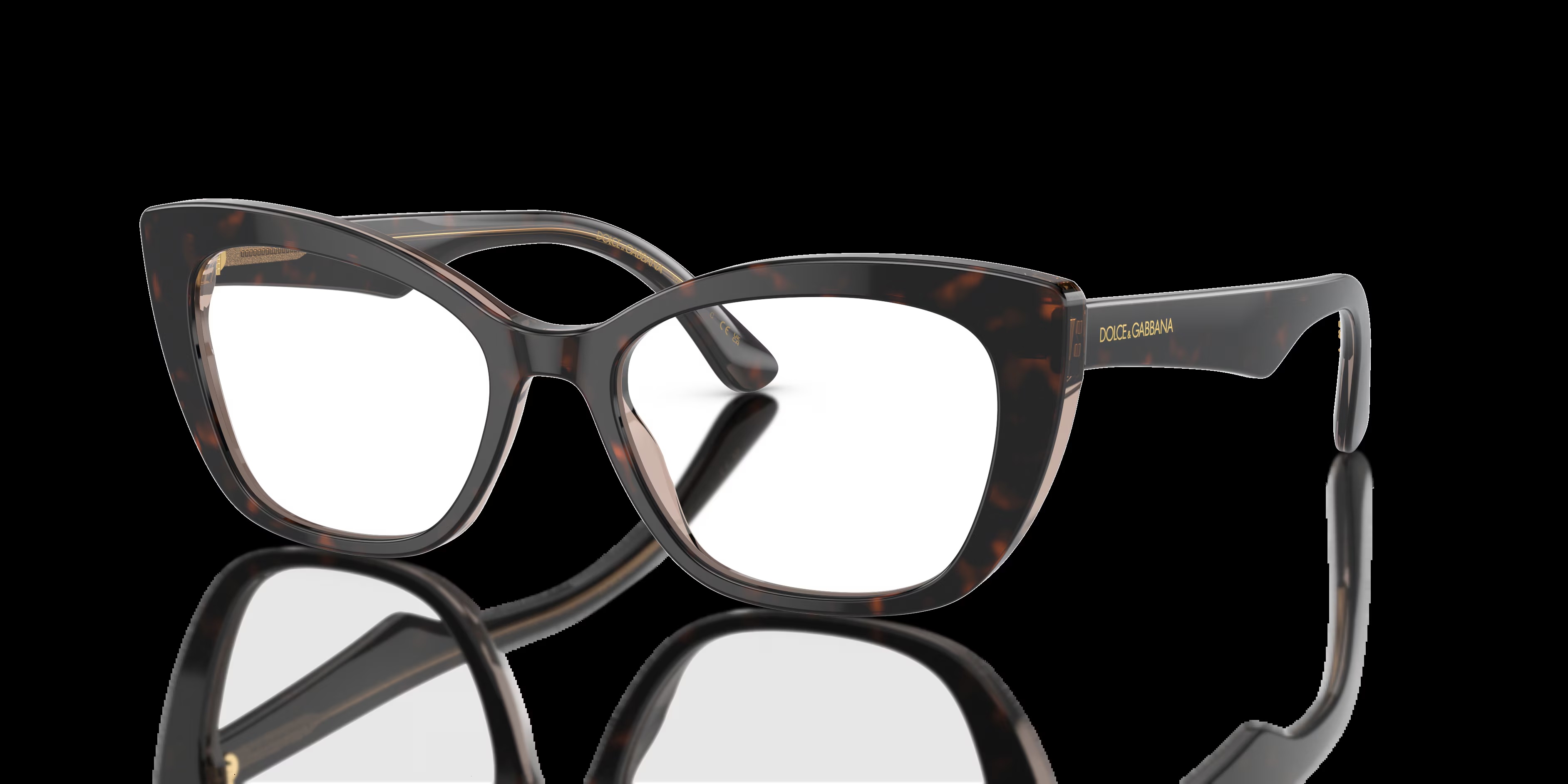 Dolce & Gabbana - DG3360 - Havana/Transparent Brown