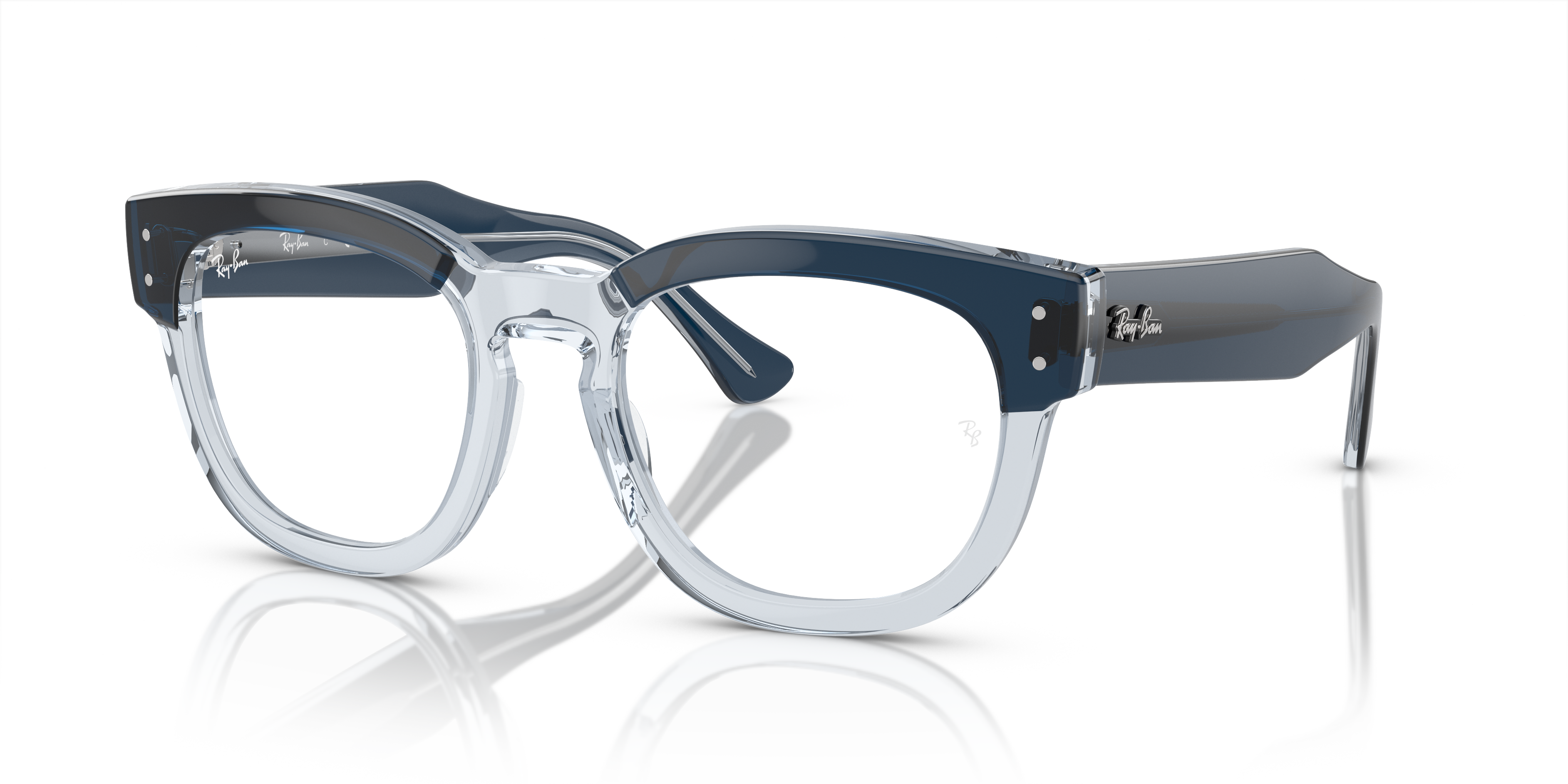 Ray-Ban - RB0298V Mega Hawkeye Optics - Blue On Transparent Blue