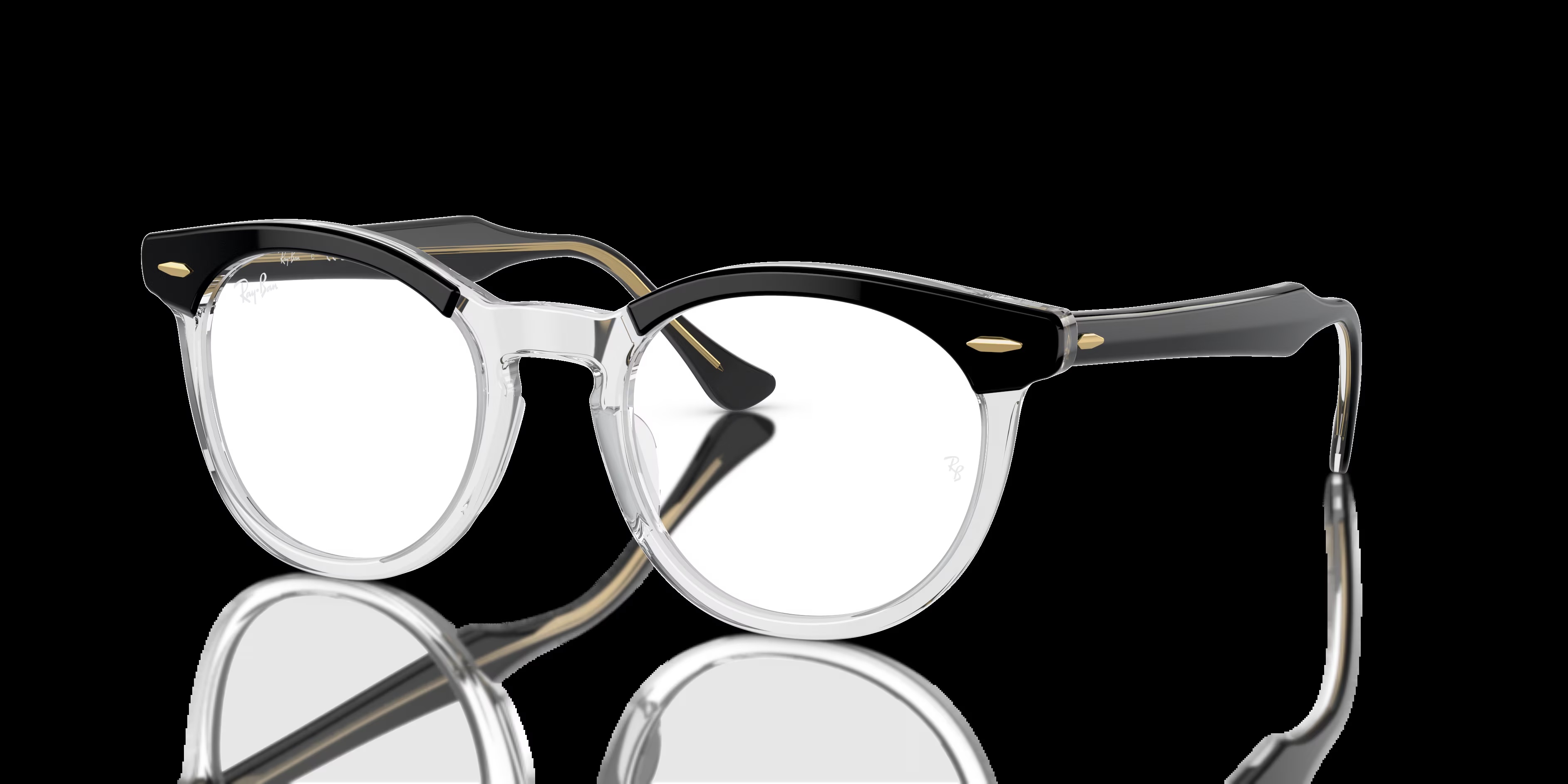 Ray-Ban - RB5598 Eagle Eye Optics - Black On Transparent