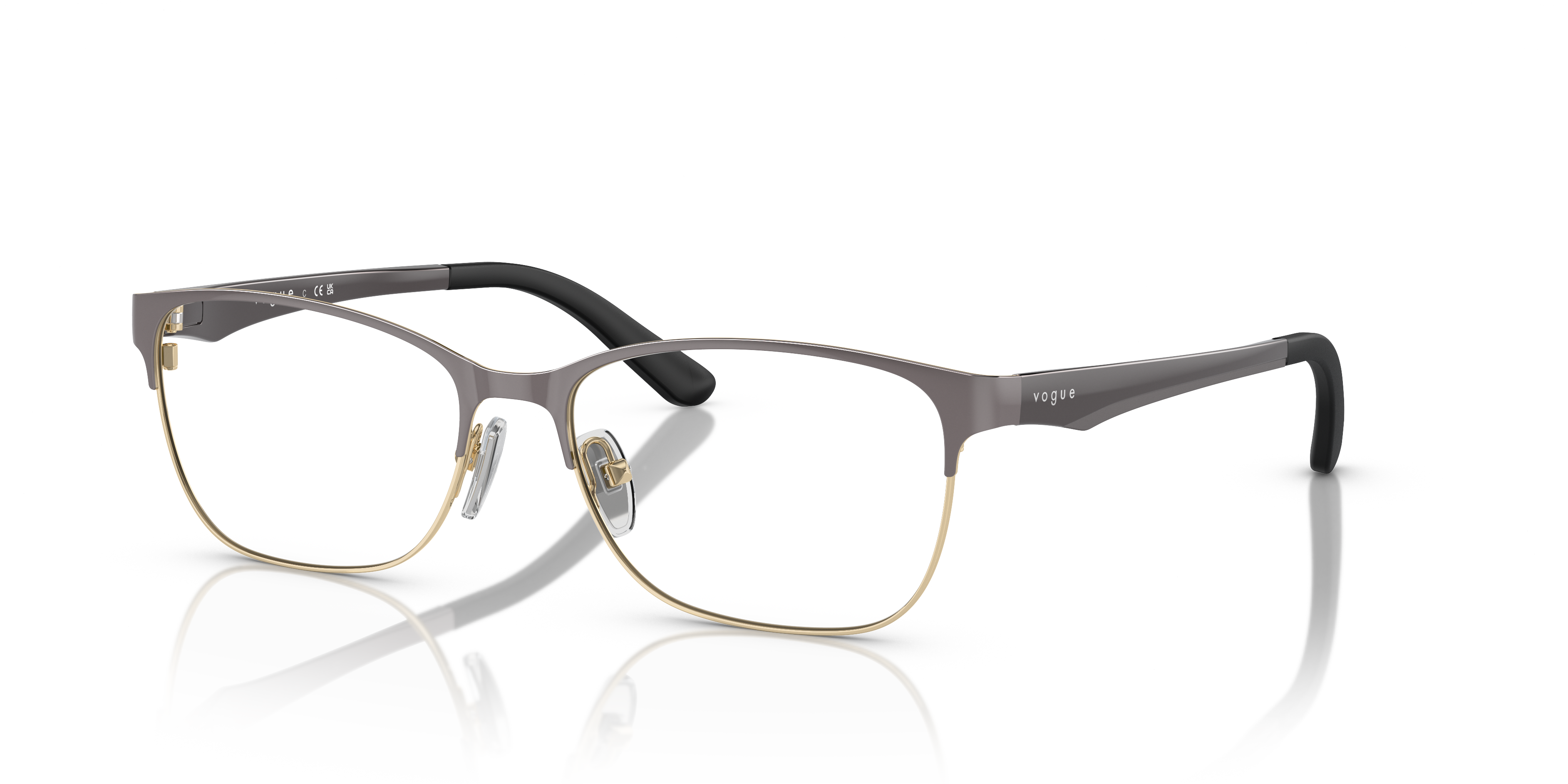 Vogue Eyewear - VO3940 - Top Dark Grey/Pale Gold