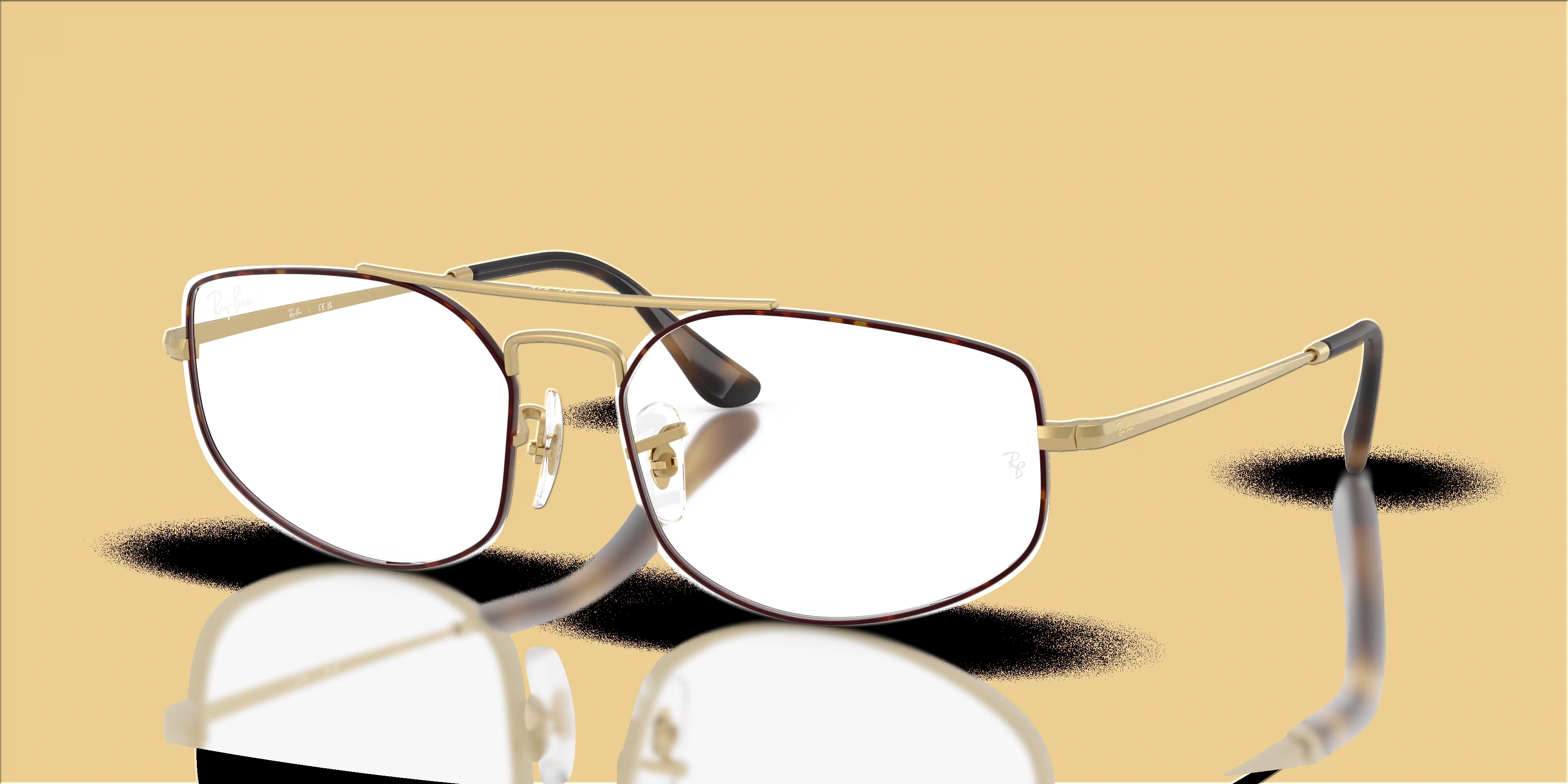 Ray-Ban - RB6545 Explorer V Optics - Matte Havana On Matte Arista Gold