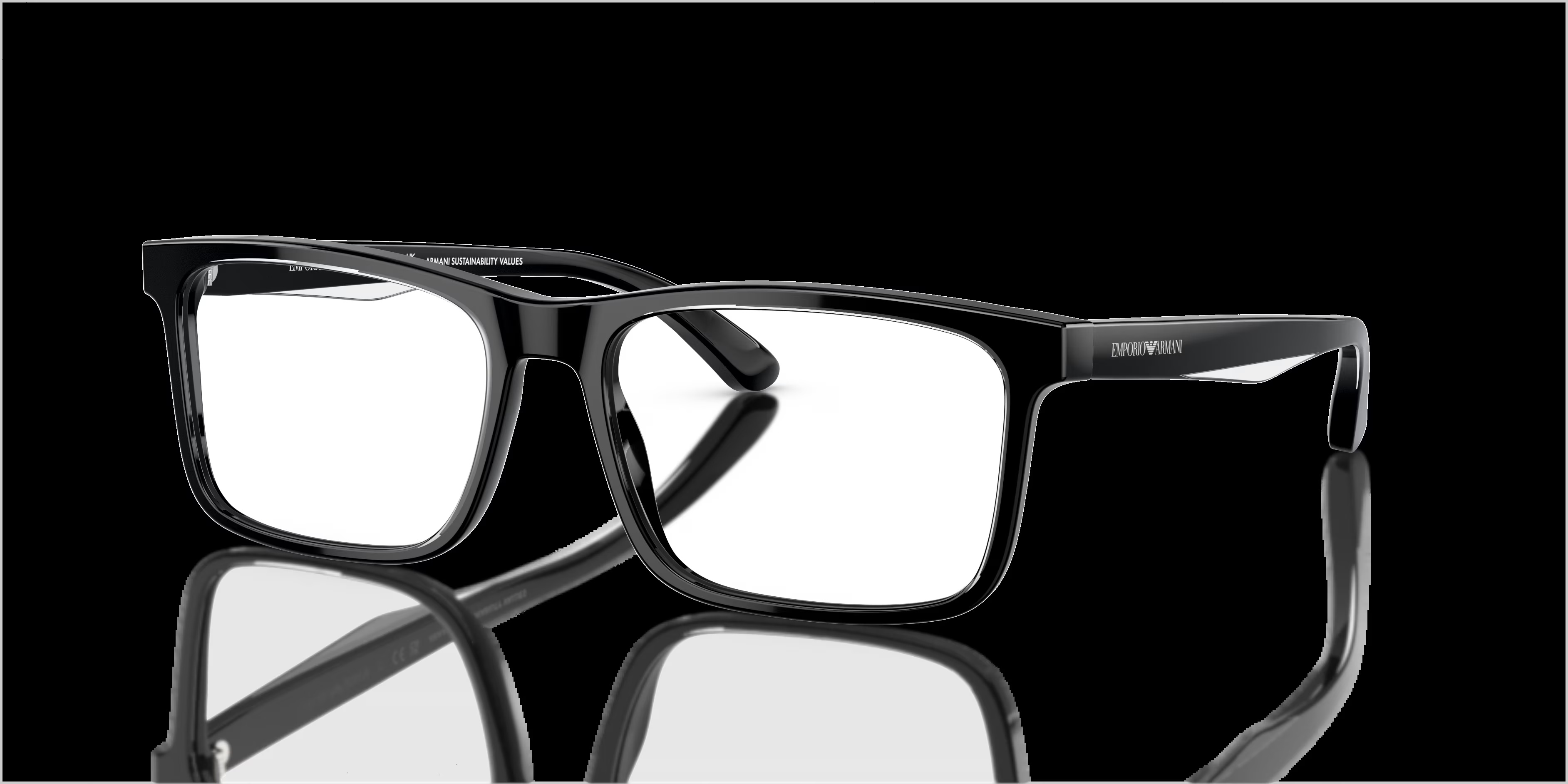 Emporio Armani - EA3227 - Shiny Black/Top Crystal