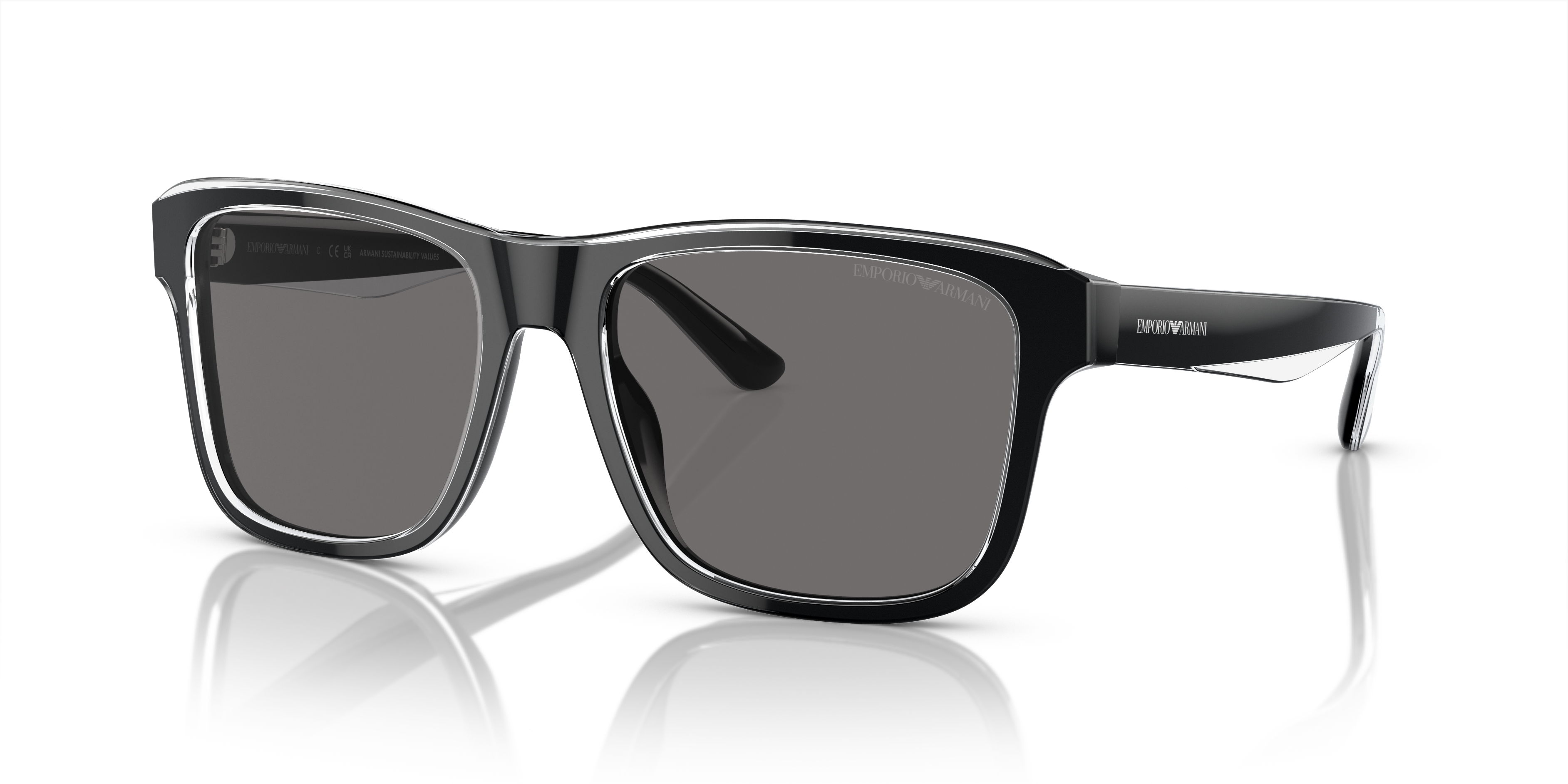 Emporio Armani - EA4208 - Shiny Black/Top Crystal
