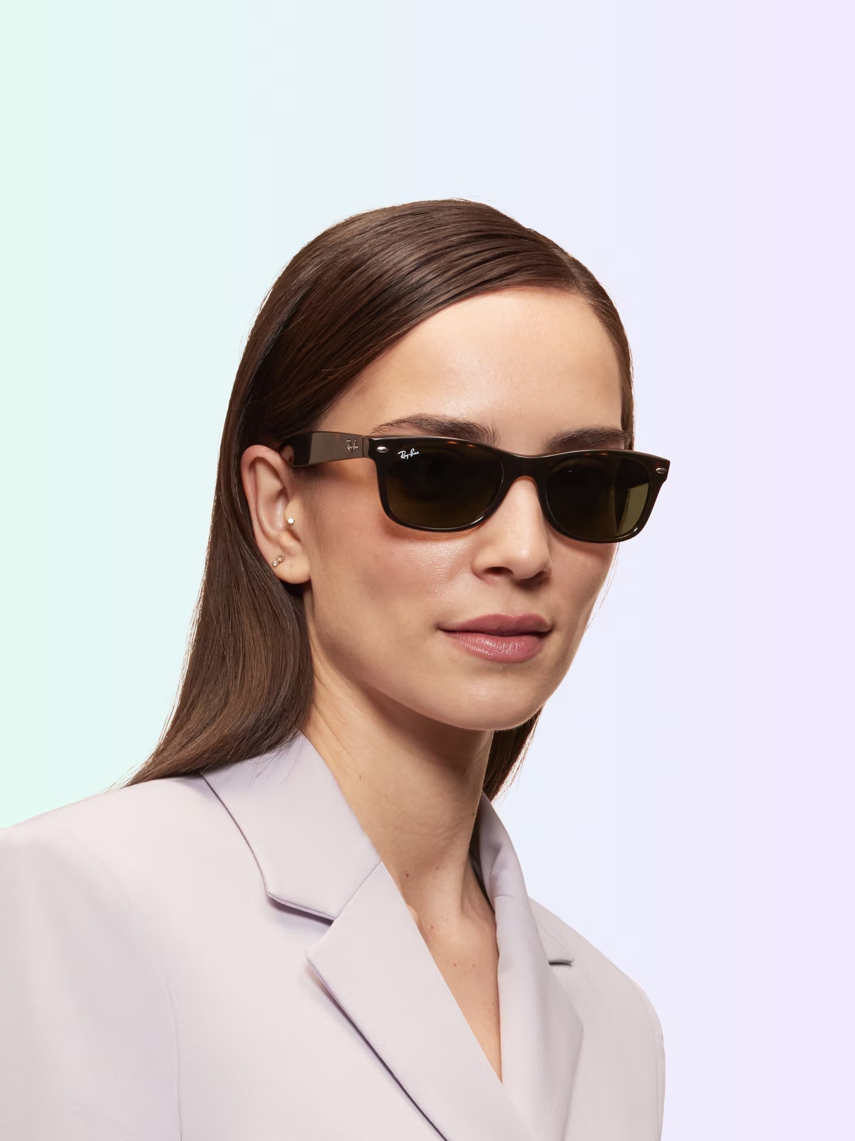 Ray-Ban - RB2132 New Wayfarer Classic - Rubber Black
