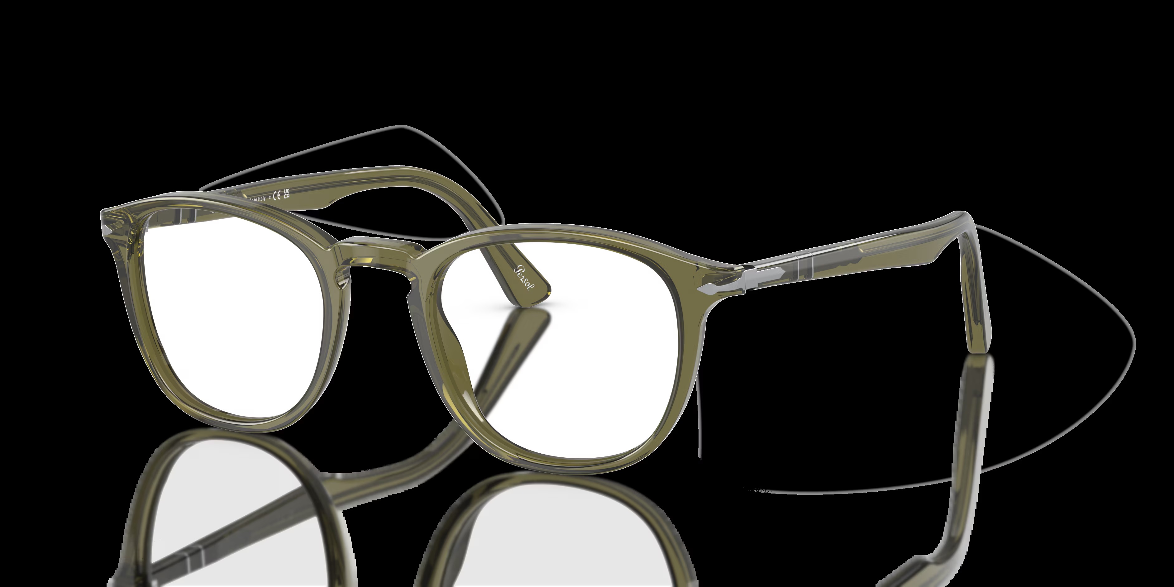 Persol - PO3143V - Olive Green Transparent