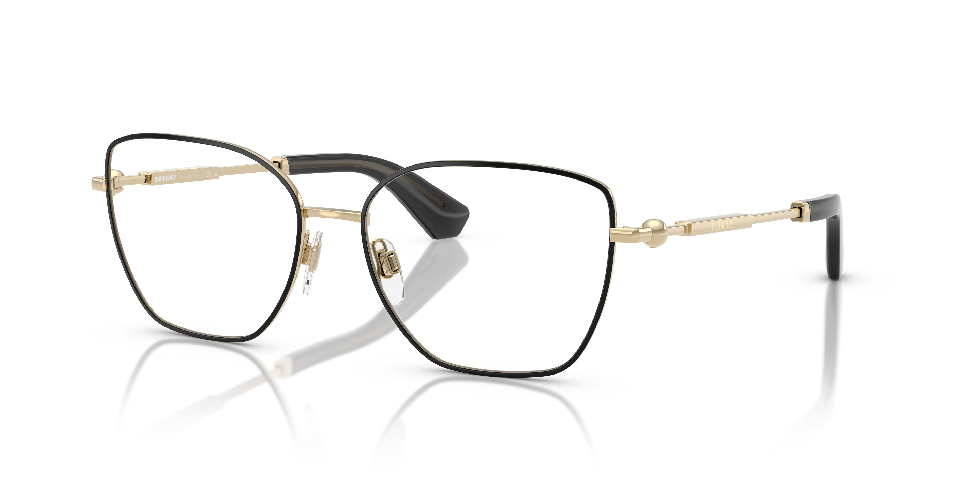 Burberry - BE1390 - Light Gold With Black Rim