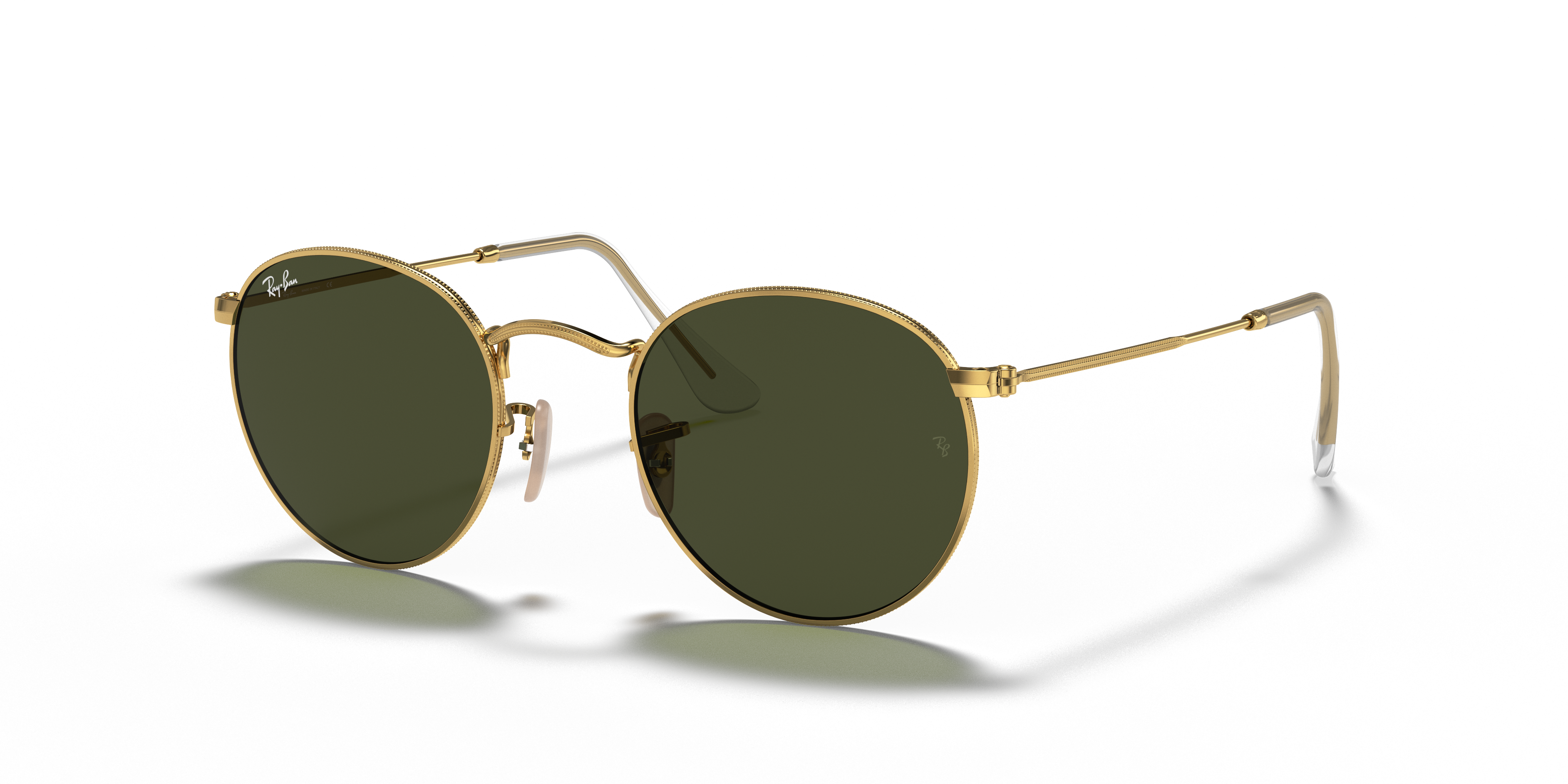 Ray-Ban - RB3447 Round Metal - Arista Gold