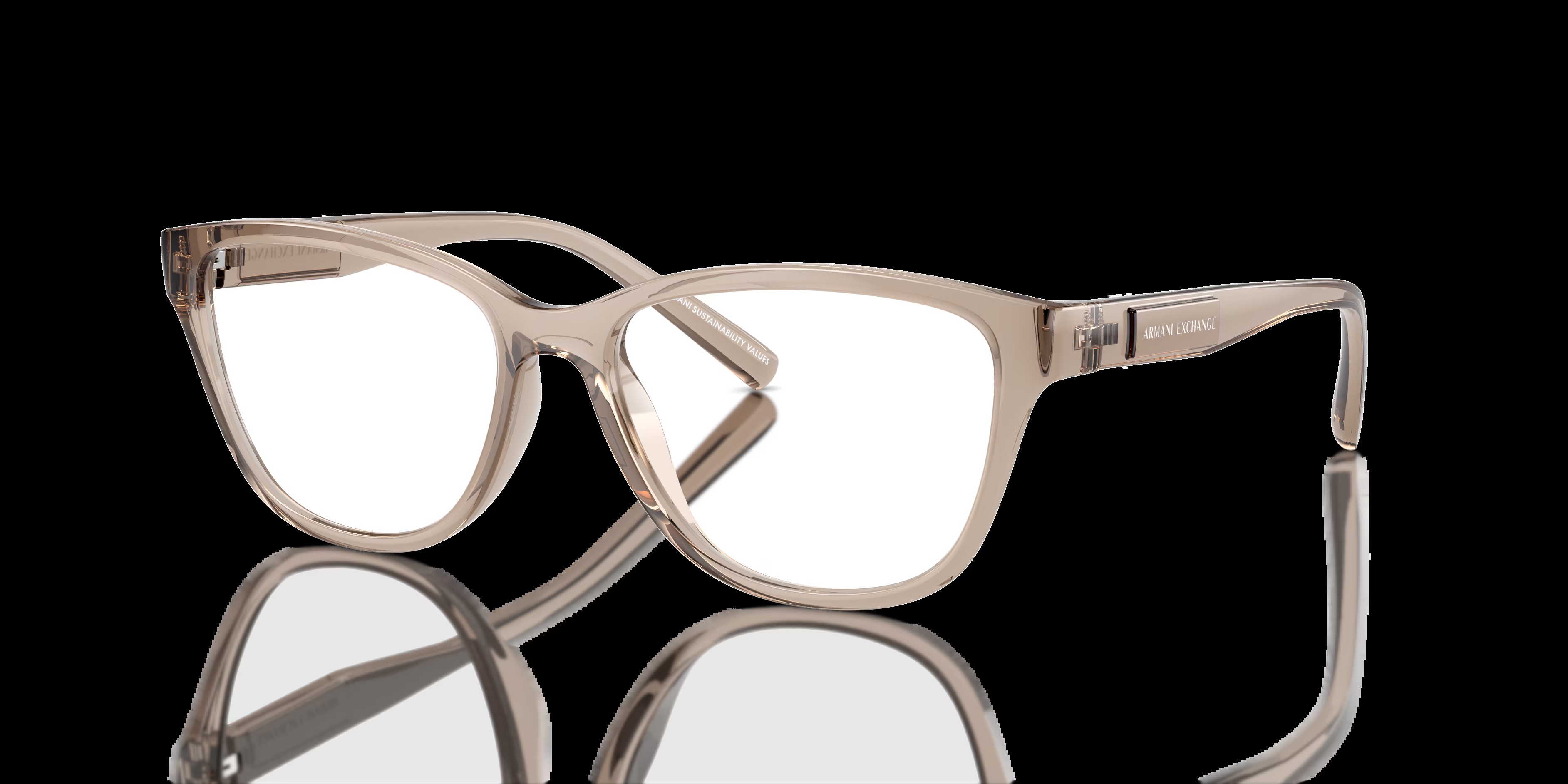 Armani Exchange - AX3111U - Shiny Transparent Blue