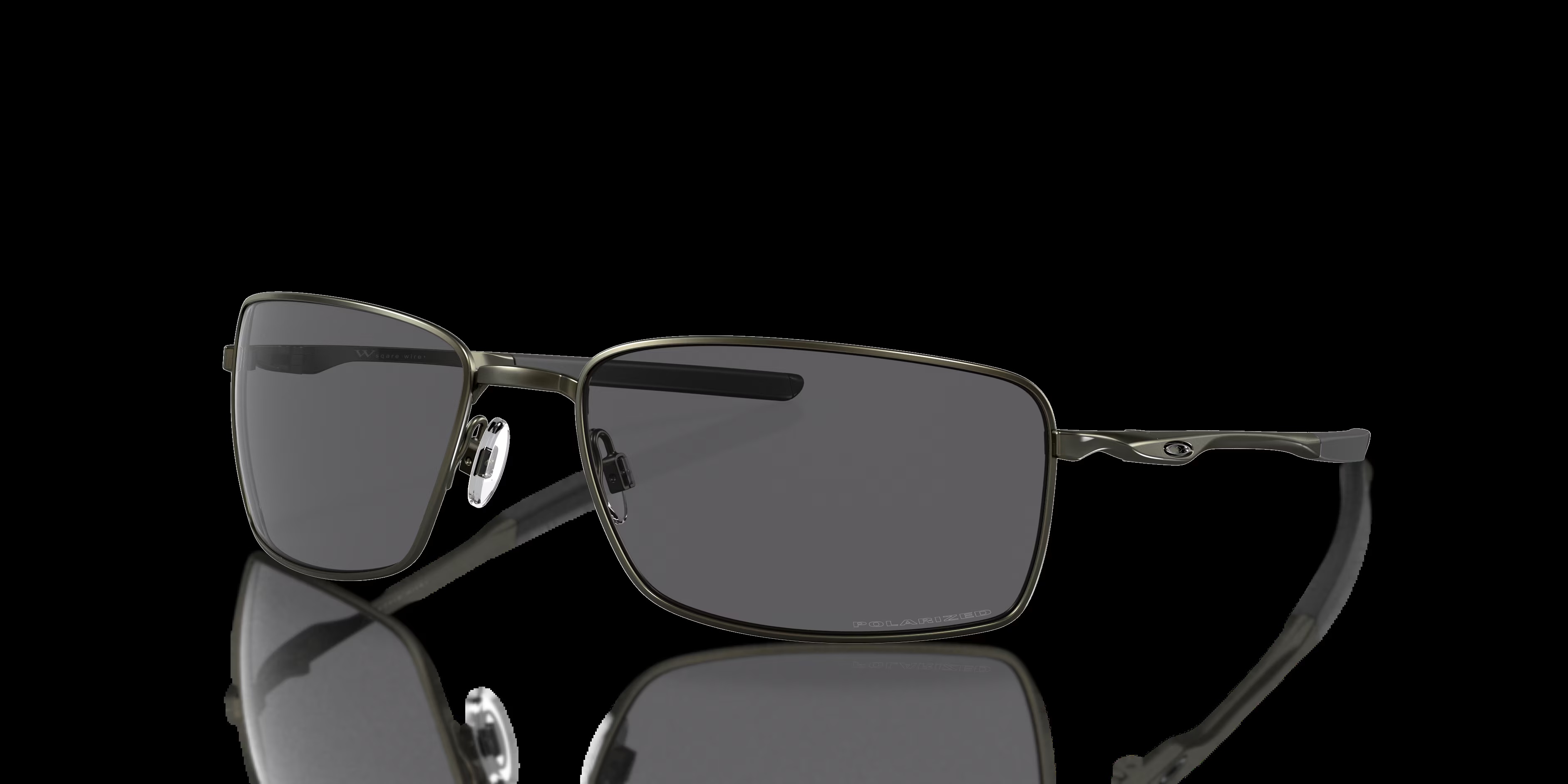 Oakley - OO4075 Square Wireâ¢ - Carbon