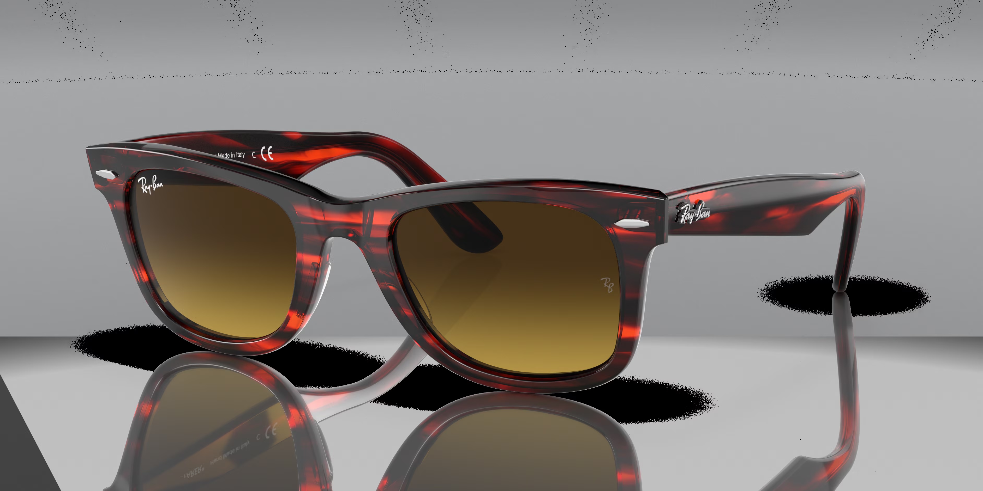 Ray-Ban - RB2140 Original Wayfarer Bio-Based - Striped Red