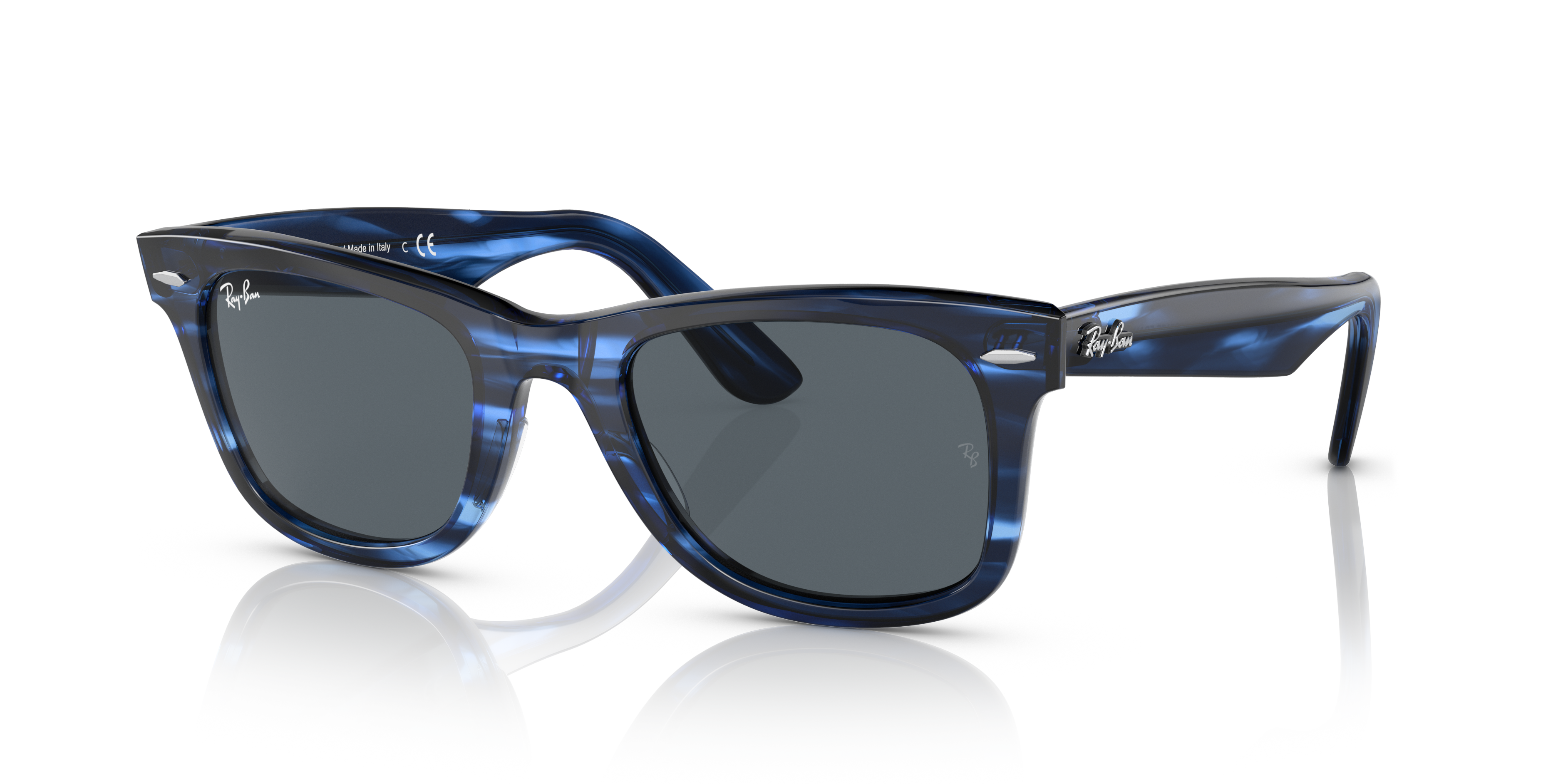 Ray-Ban - RB2140 Original Wayfarer Bio-Based - Striped Blue