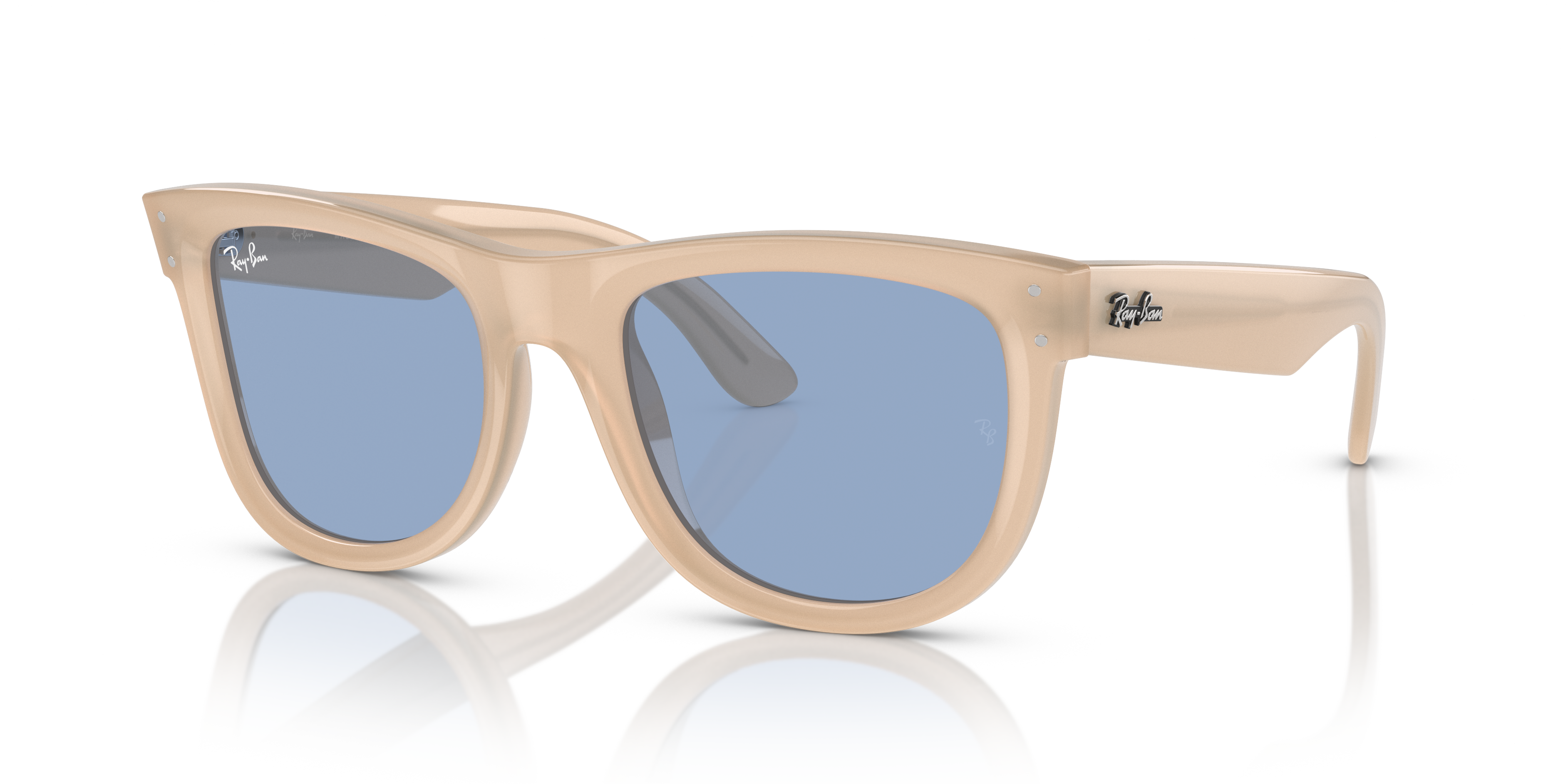 Ray-Ban - RBR0502S Wayfarer Reverse - Opal Beige & Honey