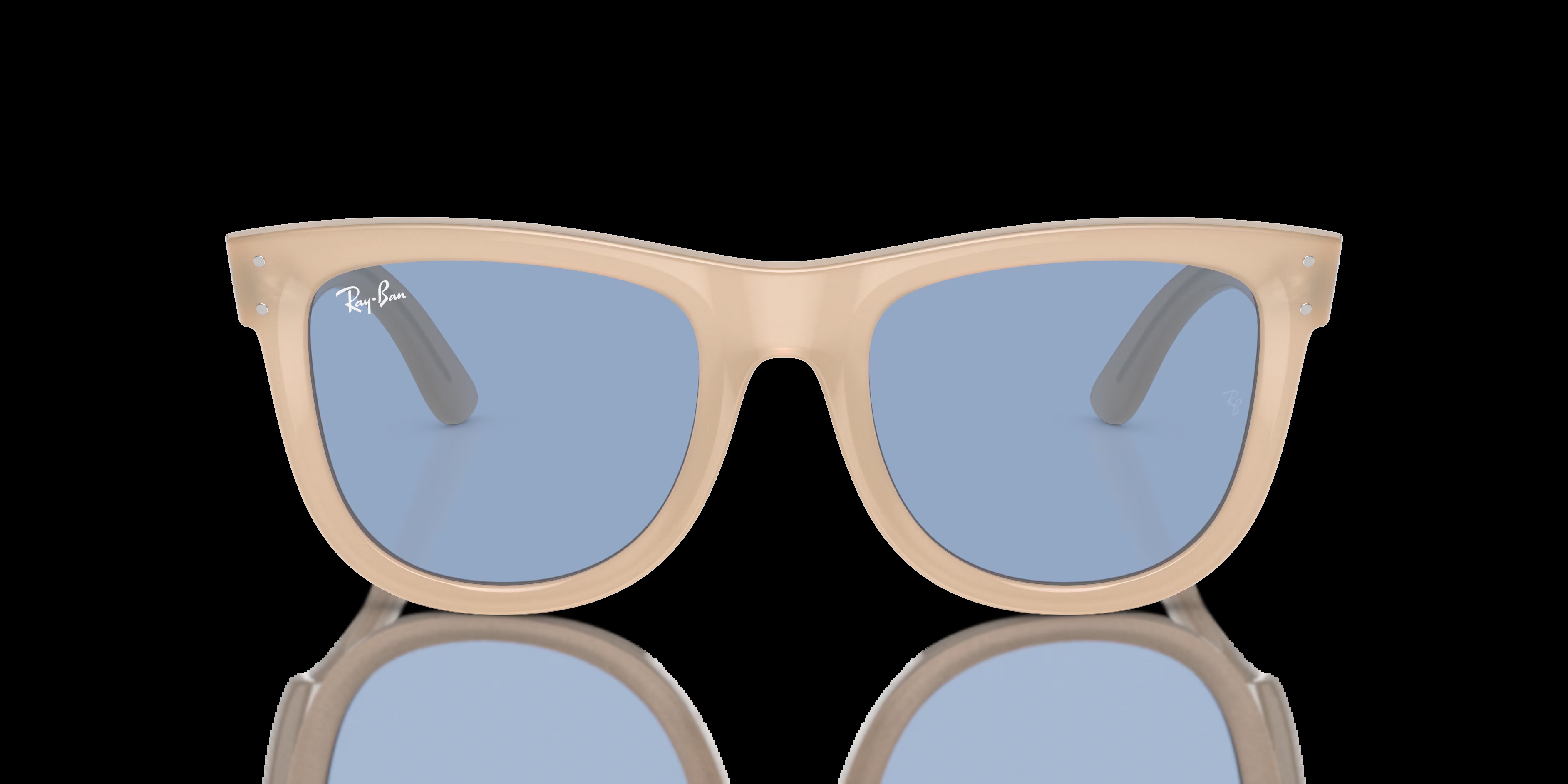 Ray-Ban - RBR0502S Wayfarer Reverse - Opal Beige & Honey