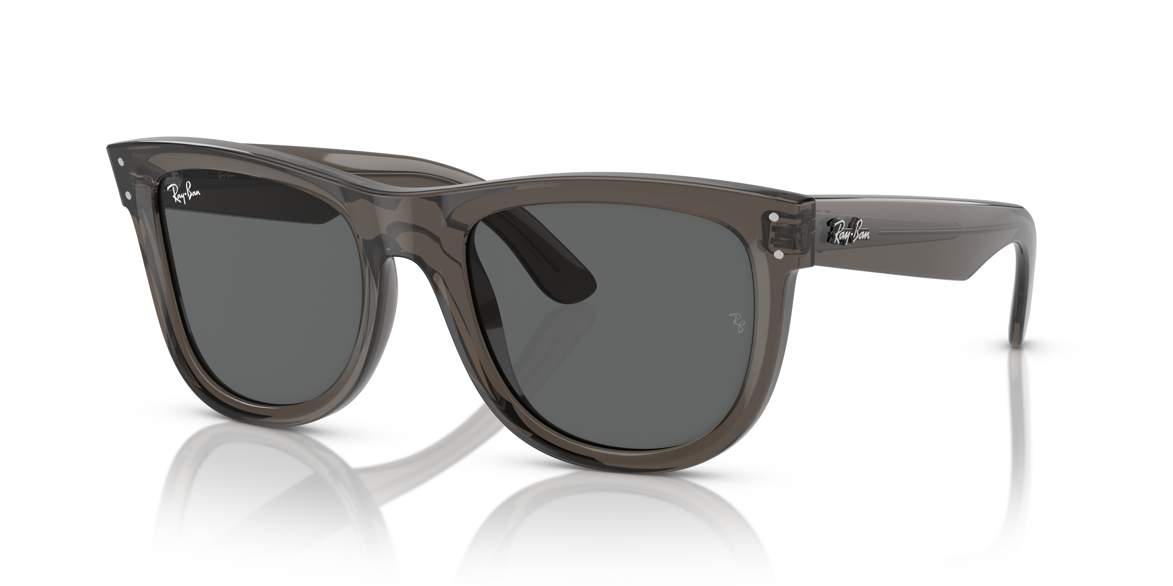 Ray-Ban - RBR0502S Wayfarer Reverse - Transparent Dark Grey