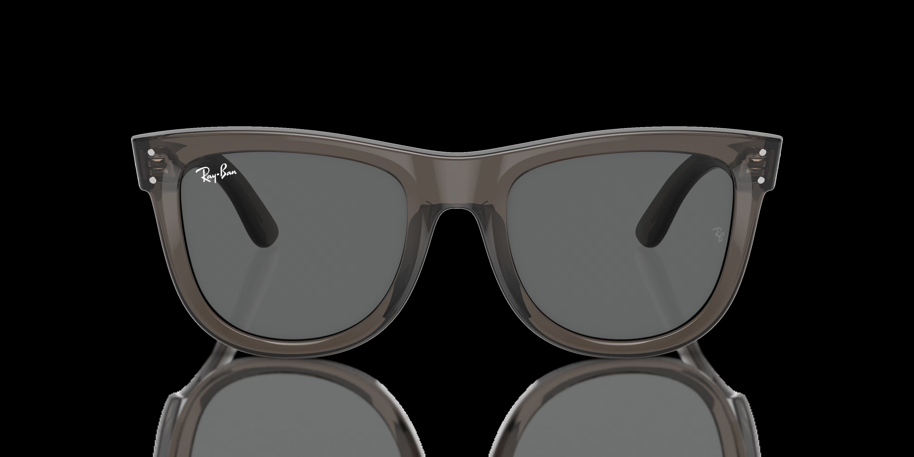 Ray-Ban - RBR0502S Wayfarer Reverse - Transparent Dark Grey