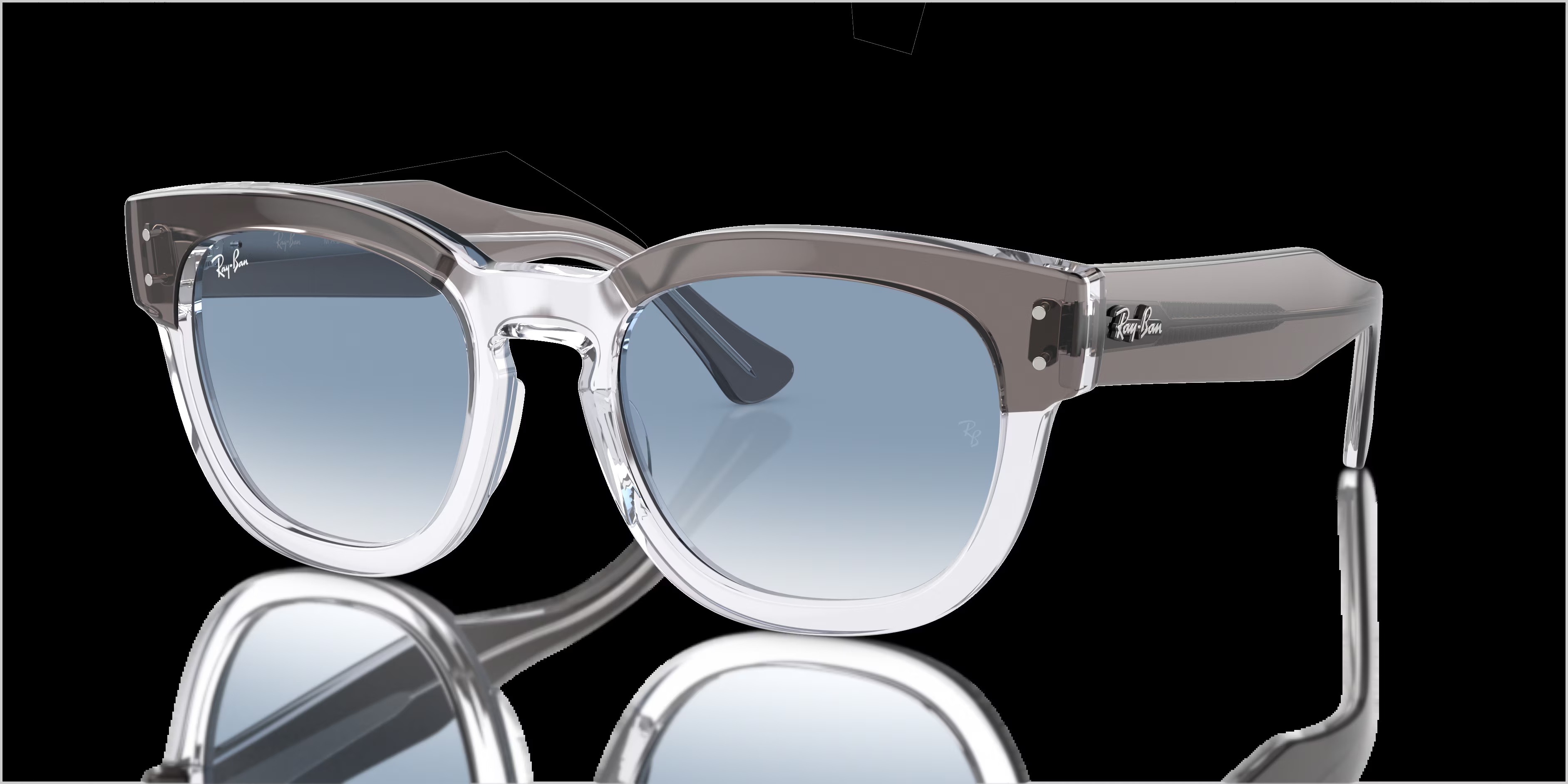 Ray-Ban - RB0298S Mega Hawkeye - Grey On Transparent
