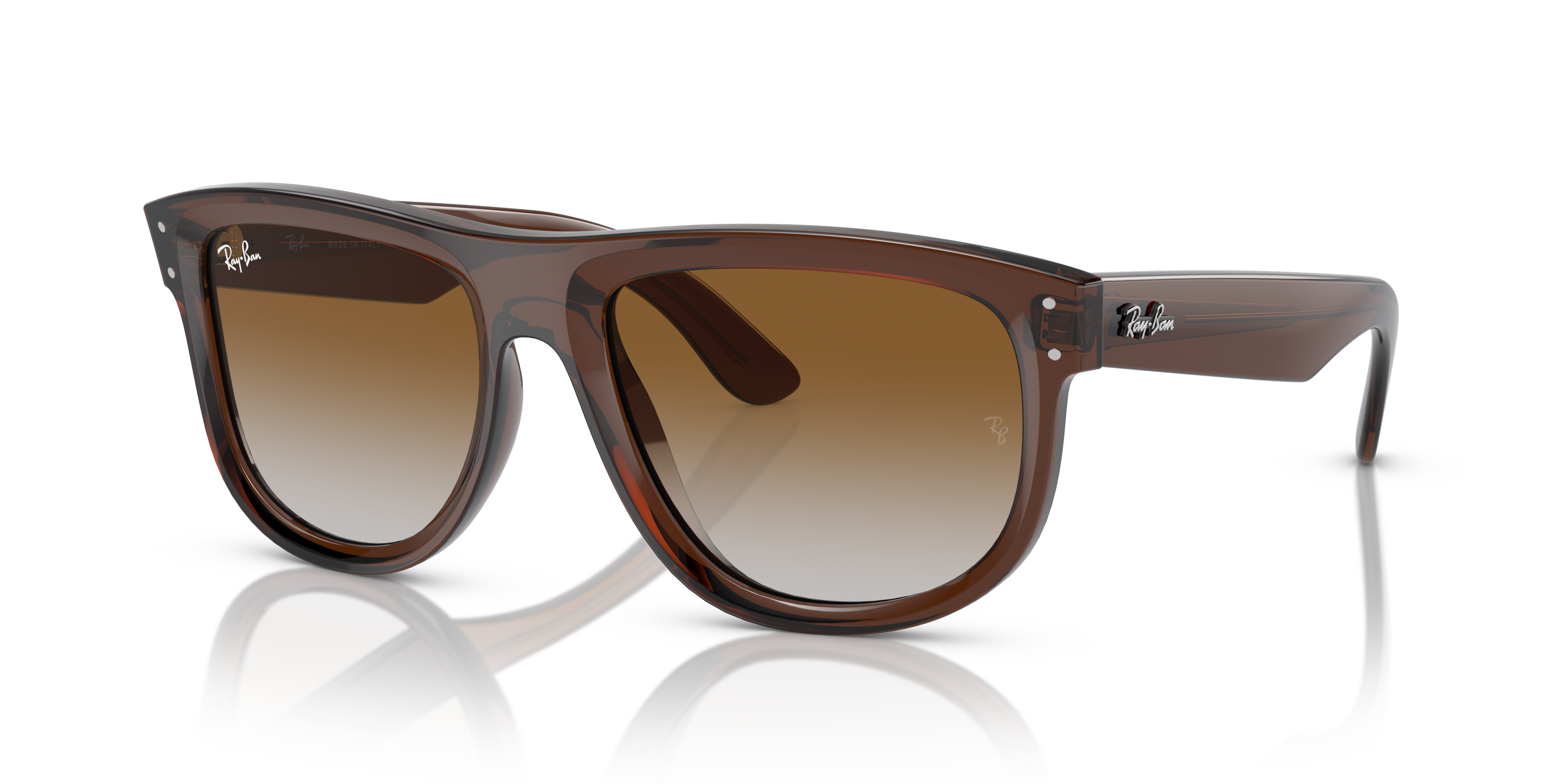 Ray-Ban - RBR0501S Boyfriend Reverse - Transparent Brown