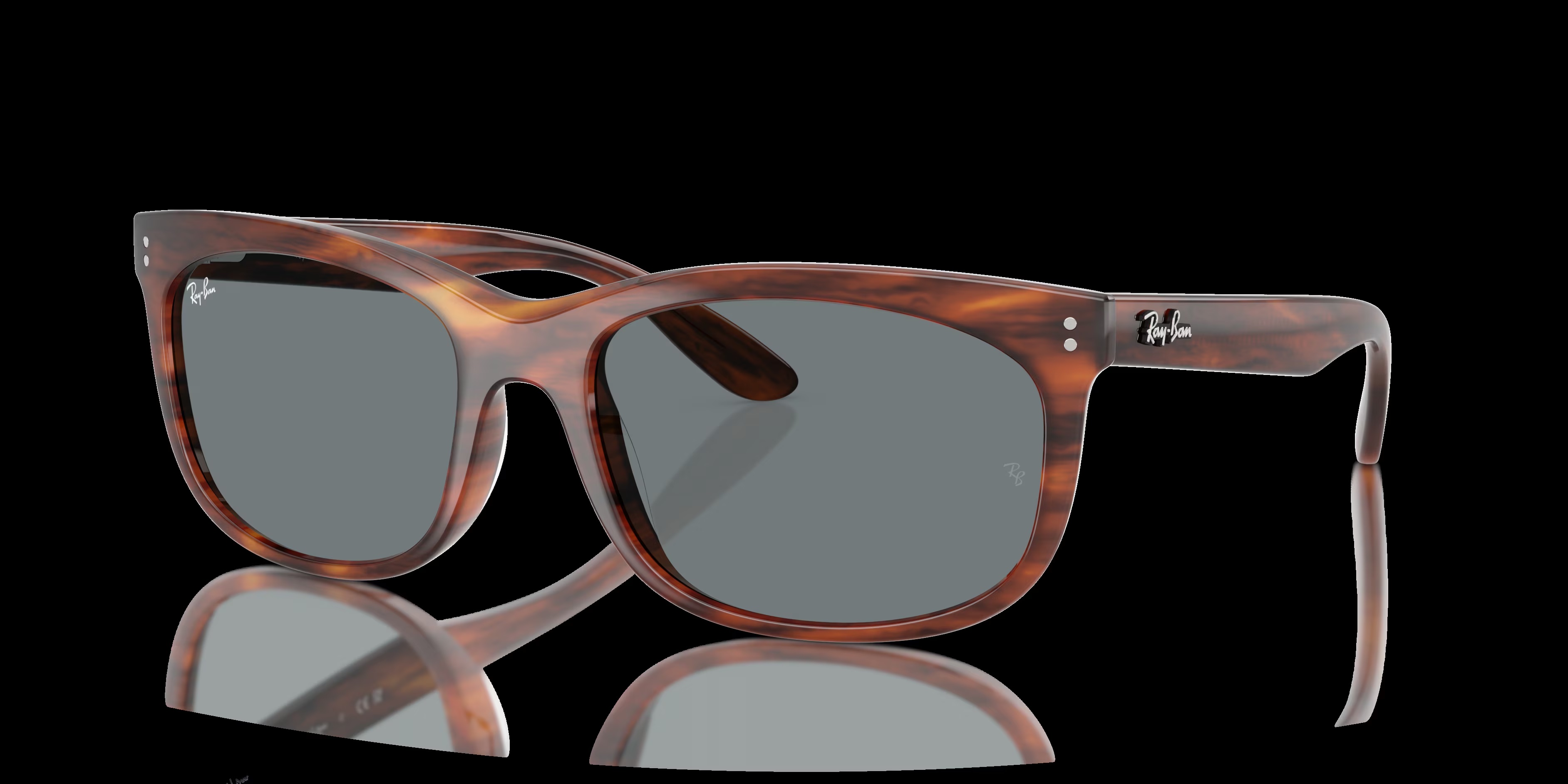 Ray-Ban - RB2389 Balorette - Striped Havana