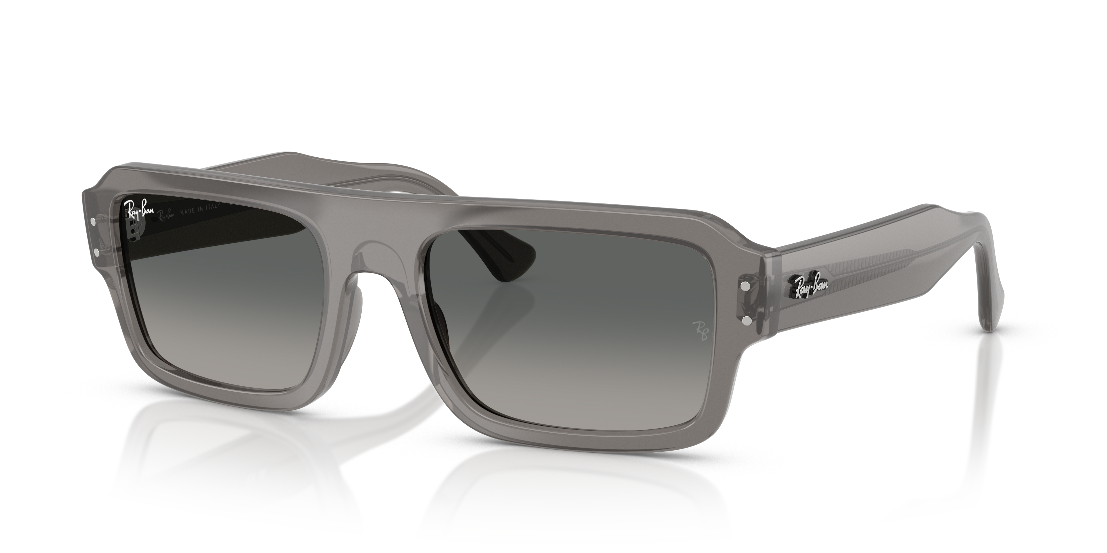 Ray-Ban - RB4454 Flacko Bio-Based - Transparent Grey
