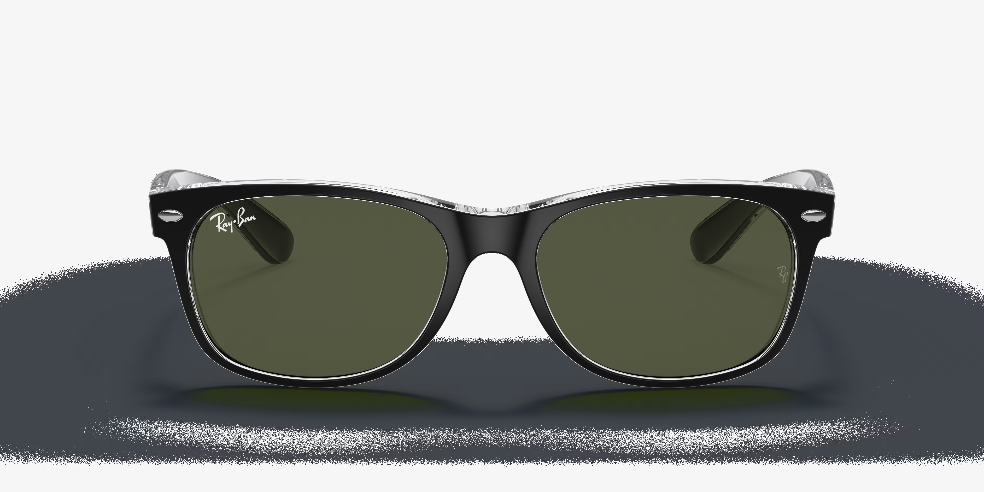 Ray-Ban - RB2132 New Wayfarer Color Mix - Black On Transparent