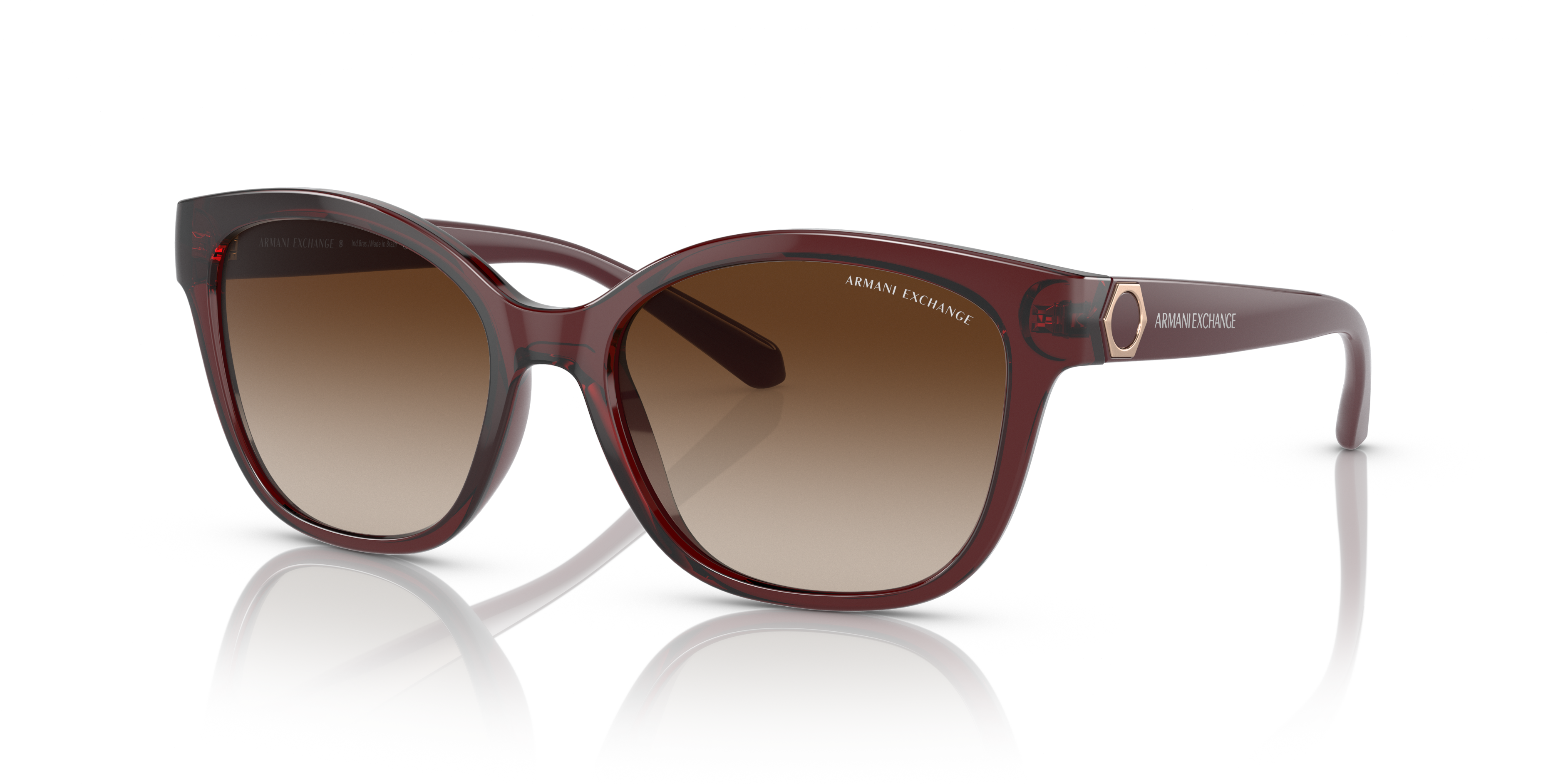 Armani Exchange - AX4127S - Shiny Transparent Red