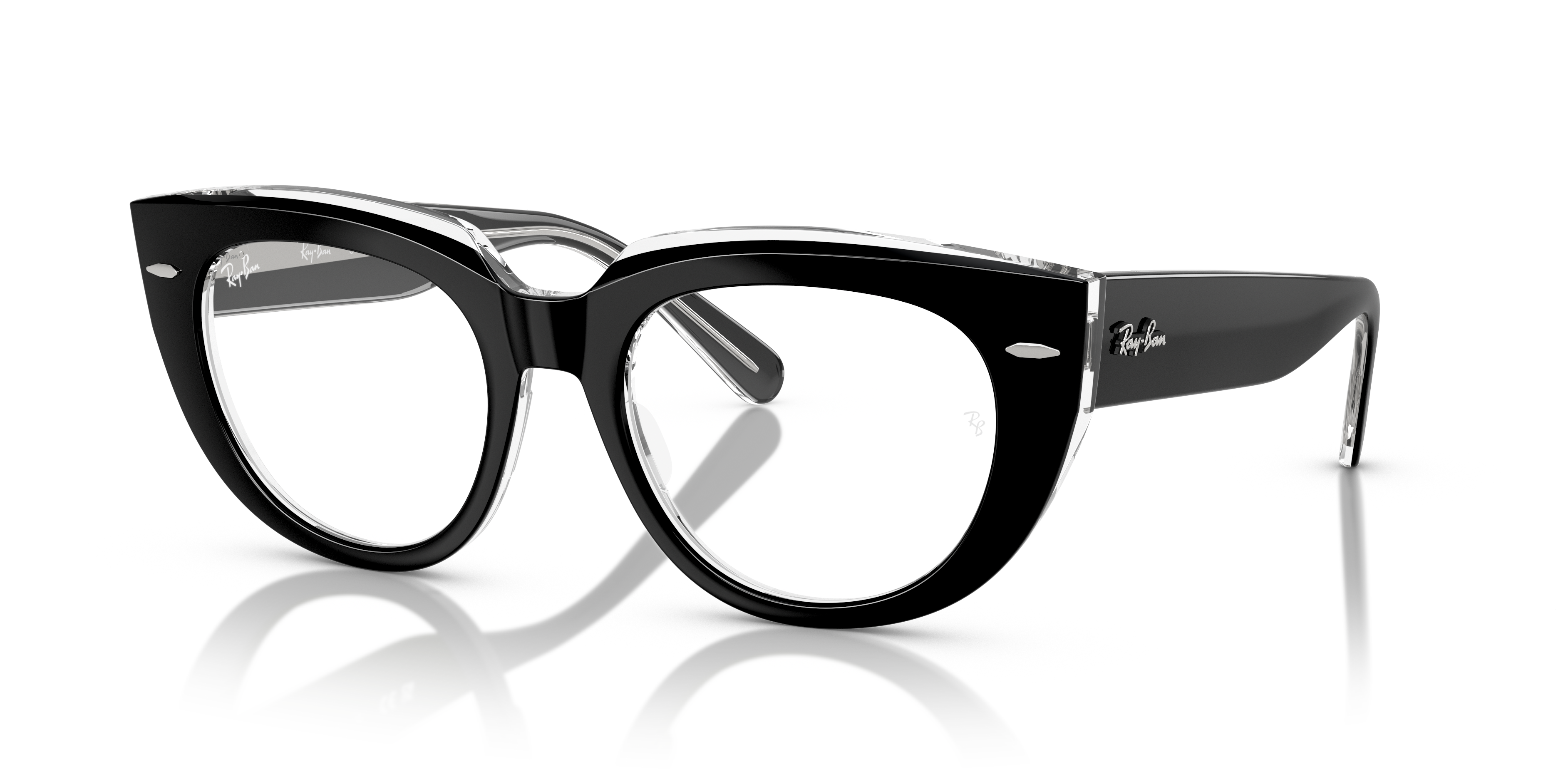 Ray-Ban - RB5586 Doreen Optics - Black On Transparent