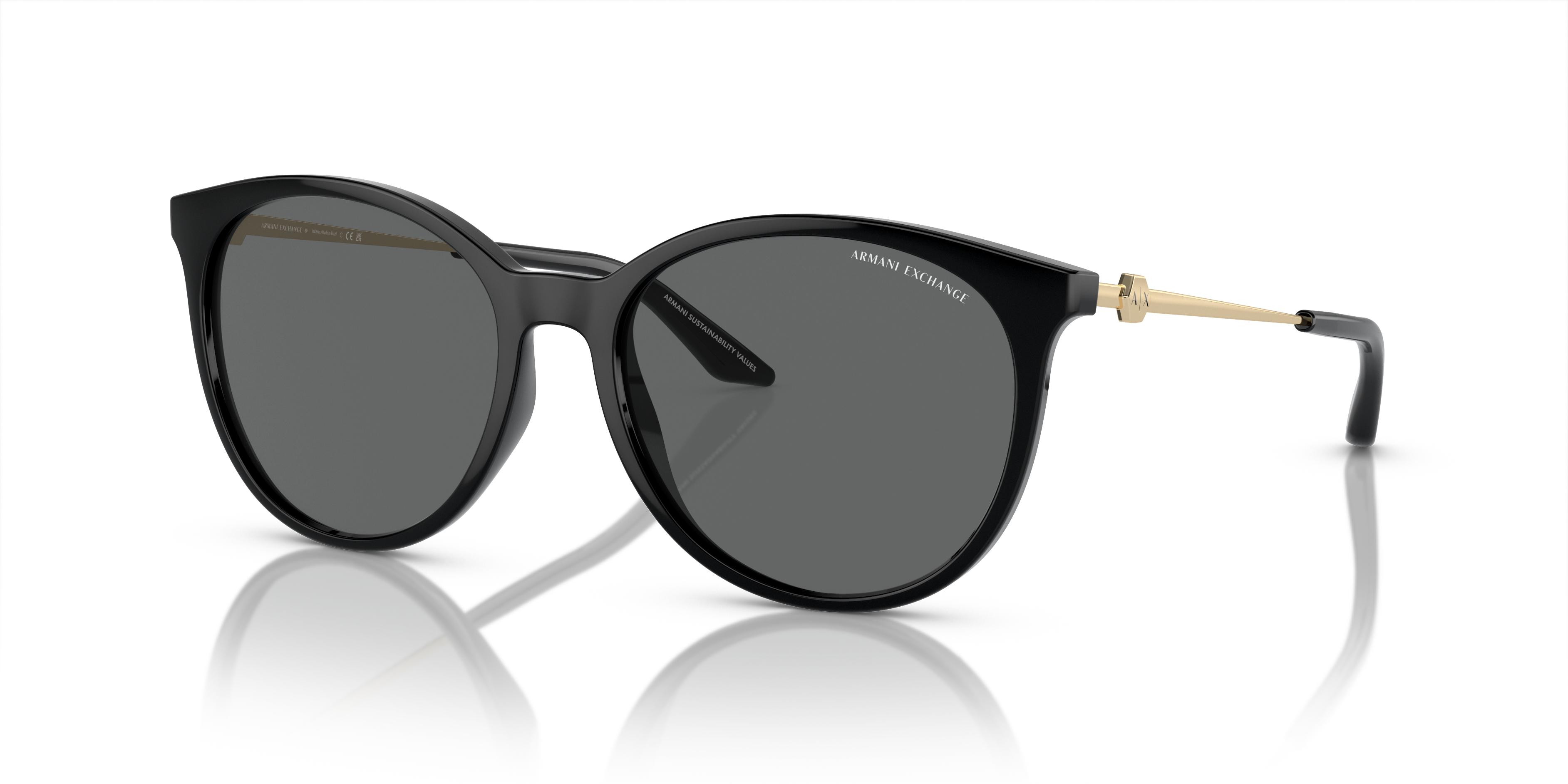 Armani Exchange - AX4140SF - Shiny Black