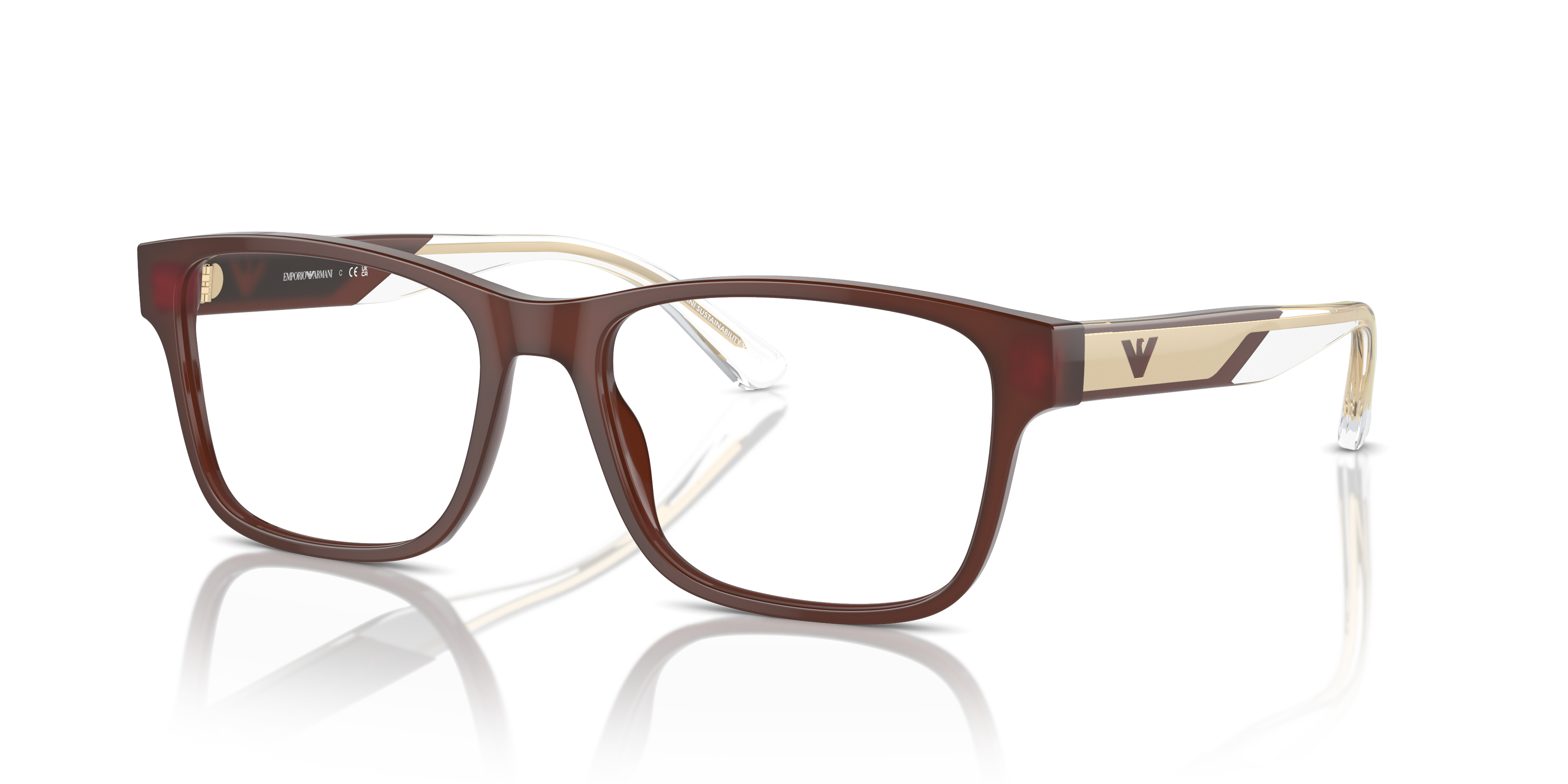 Emporio Armani - EA3239 - Shiny Opaline Brown