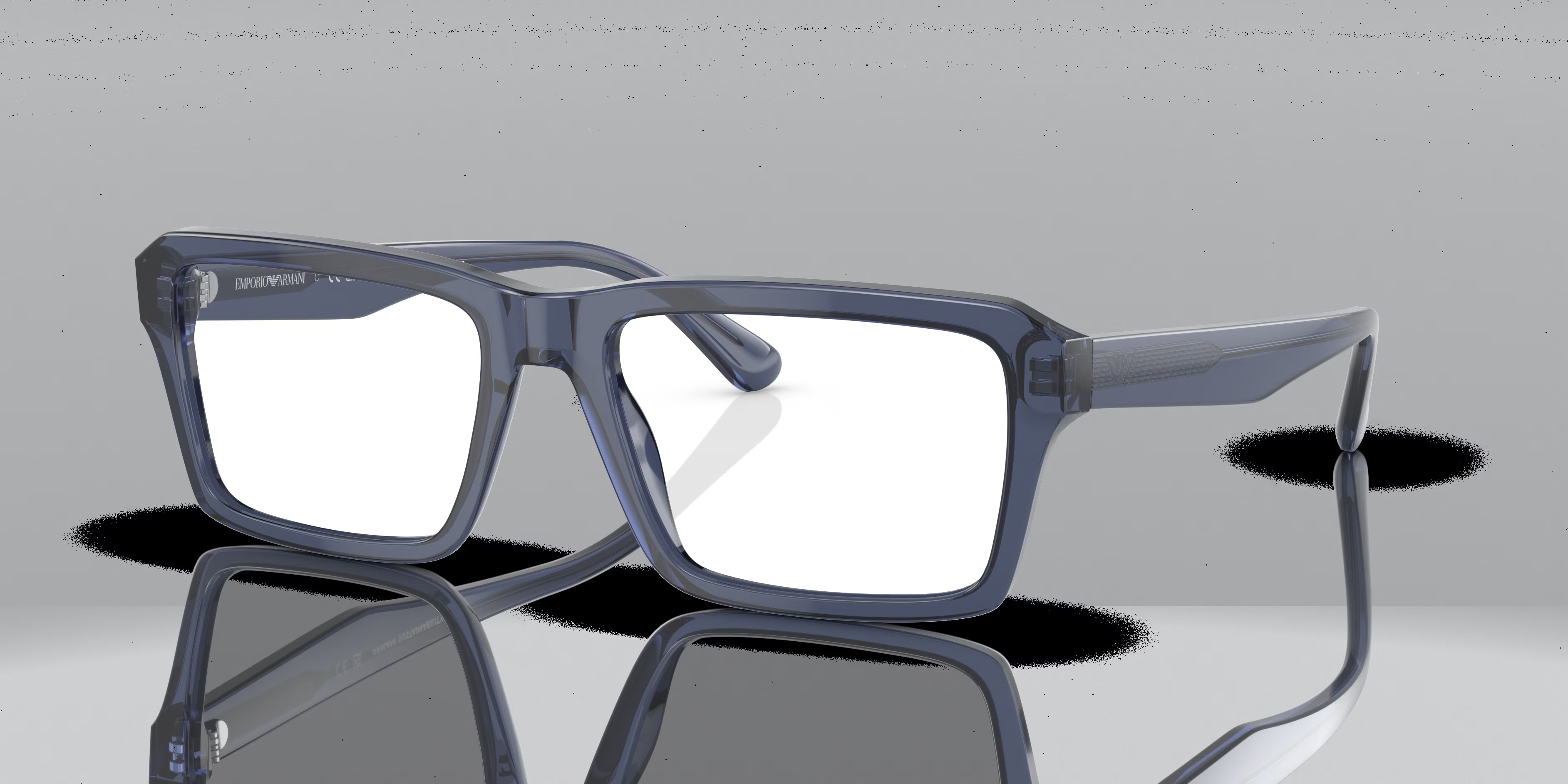 Emporio Armani - EA3206 - Shiny Transparent Blue