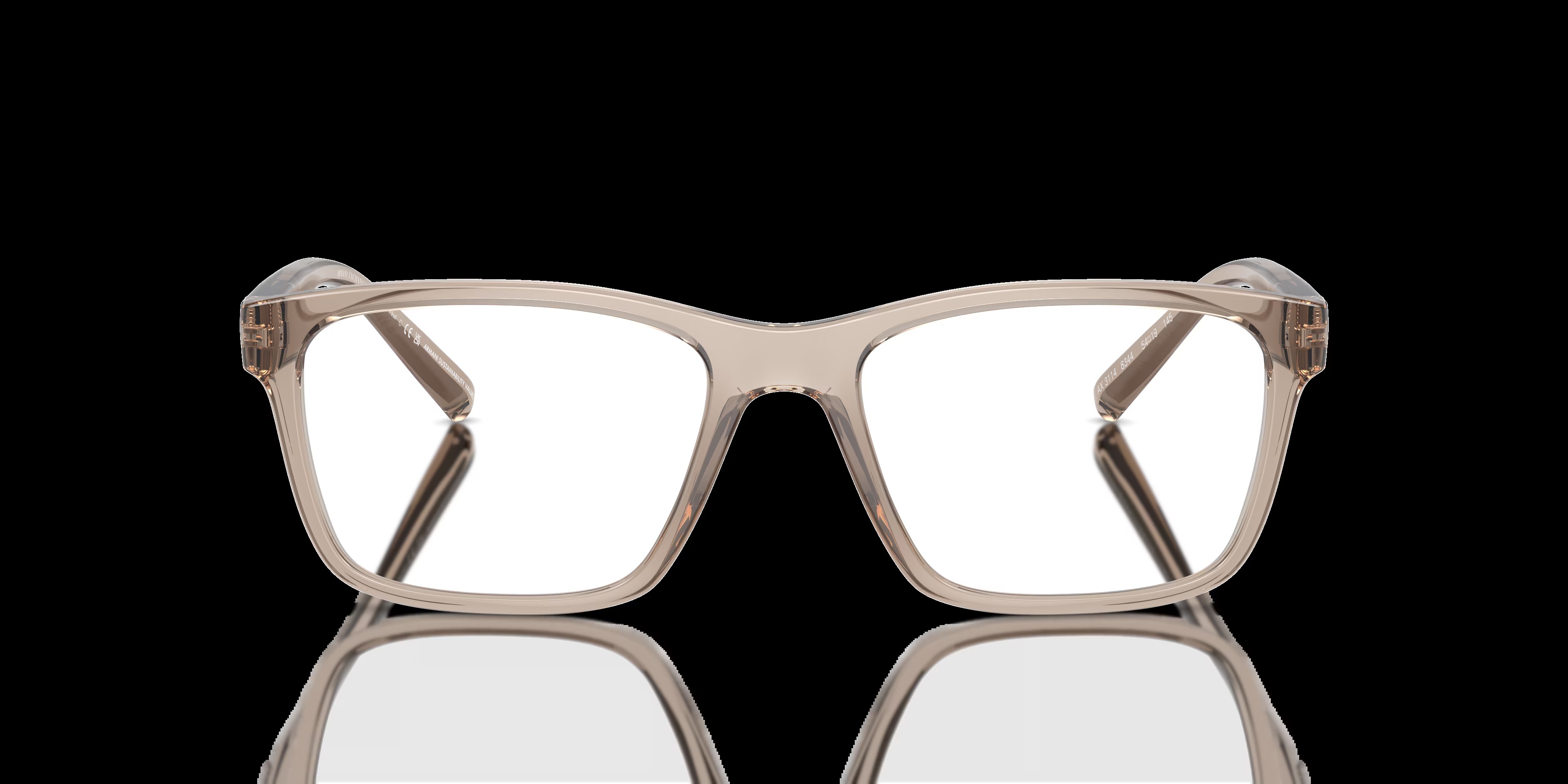 Armani Exchange - AX3114 - Shiny Transparent Brown