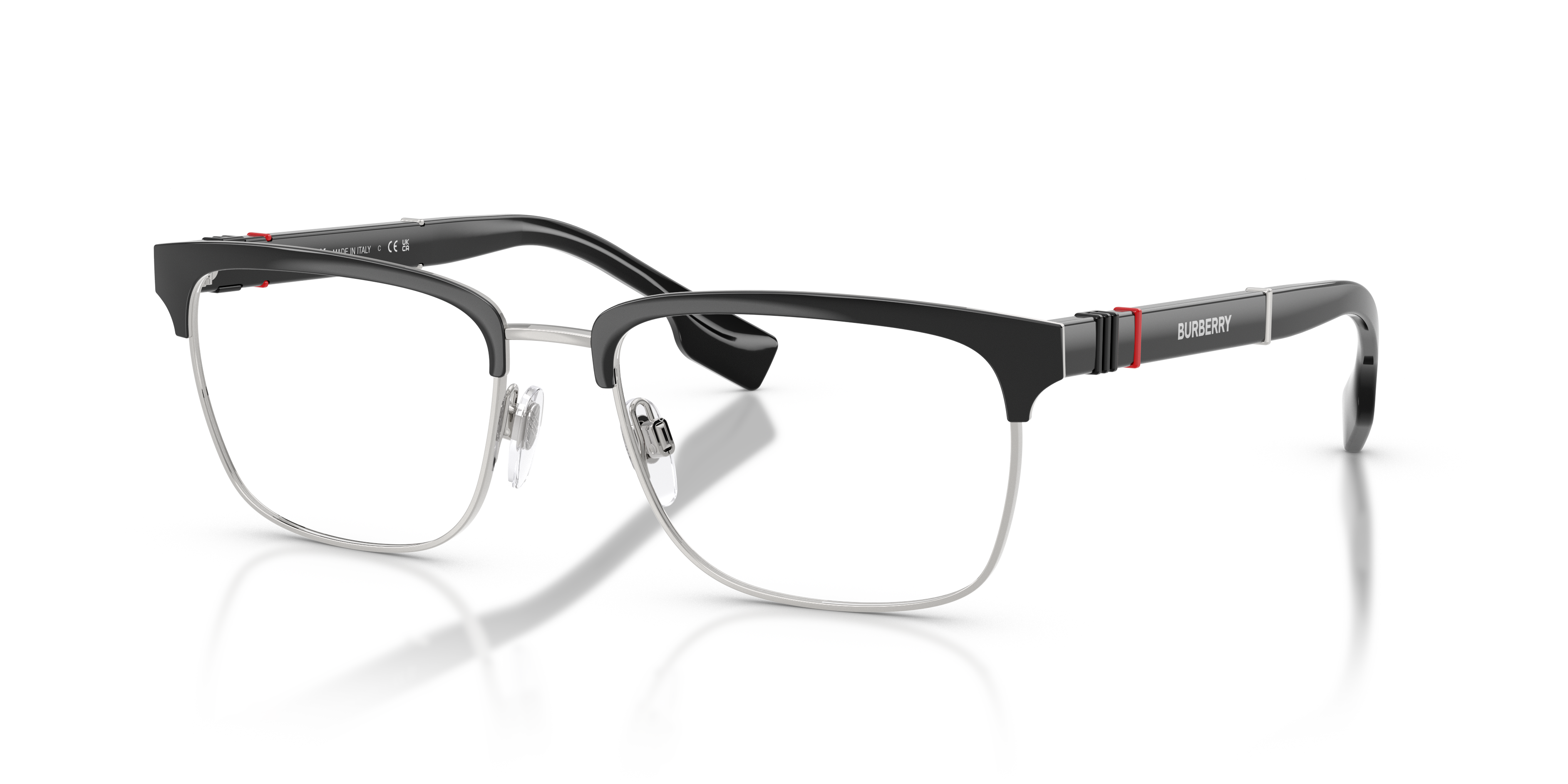 Burberry - BE1348 Alba - Silver/Matte Black